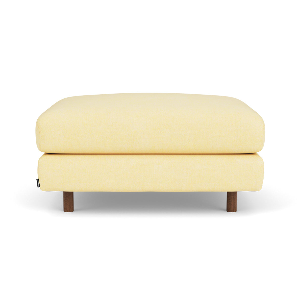 Dylan Fabric Ottoman - Soft and Stylish Footrest, Storage Bench, Living Room Accent Piece - Perfect for Small Spaces, Bedroom, or Lounge Area