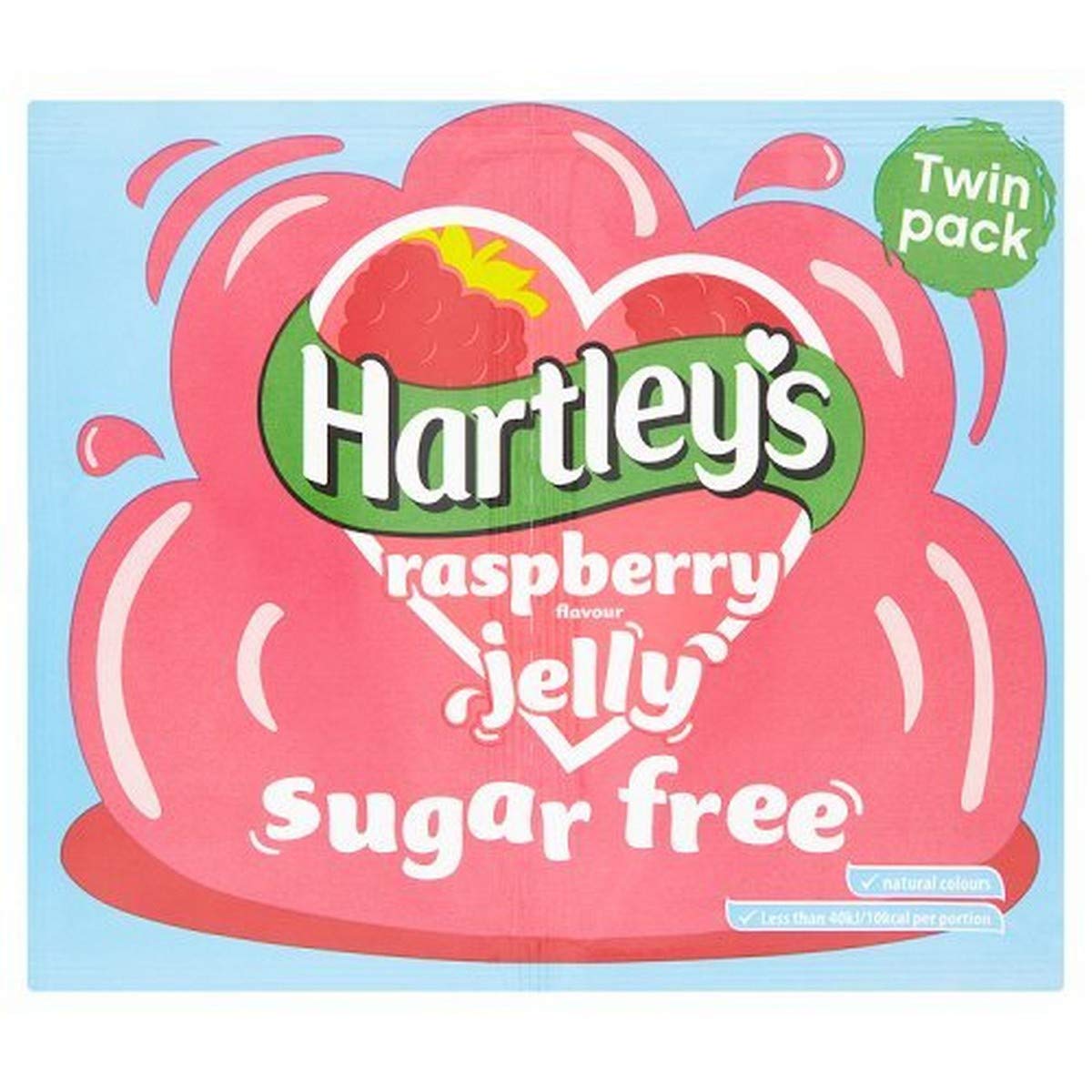 Sugar Free Raspberry Jelly Crystals 23g - Perfect for Diabetic Desserts