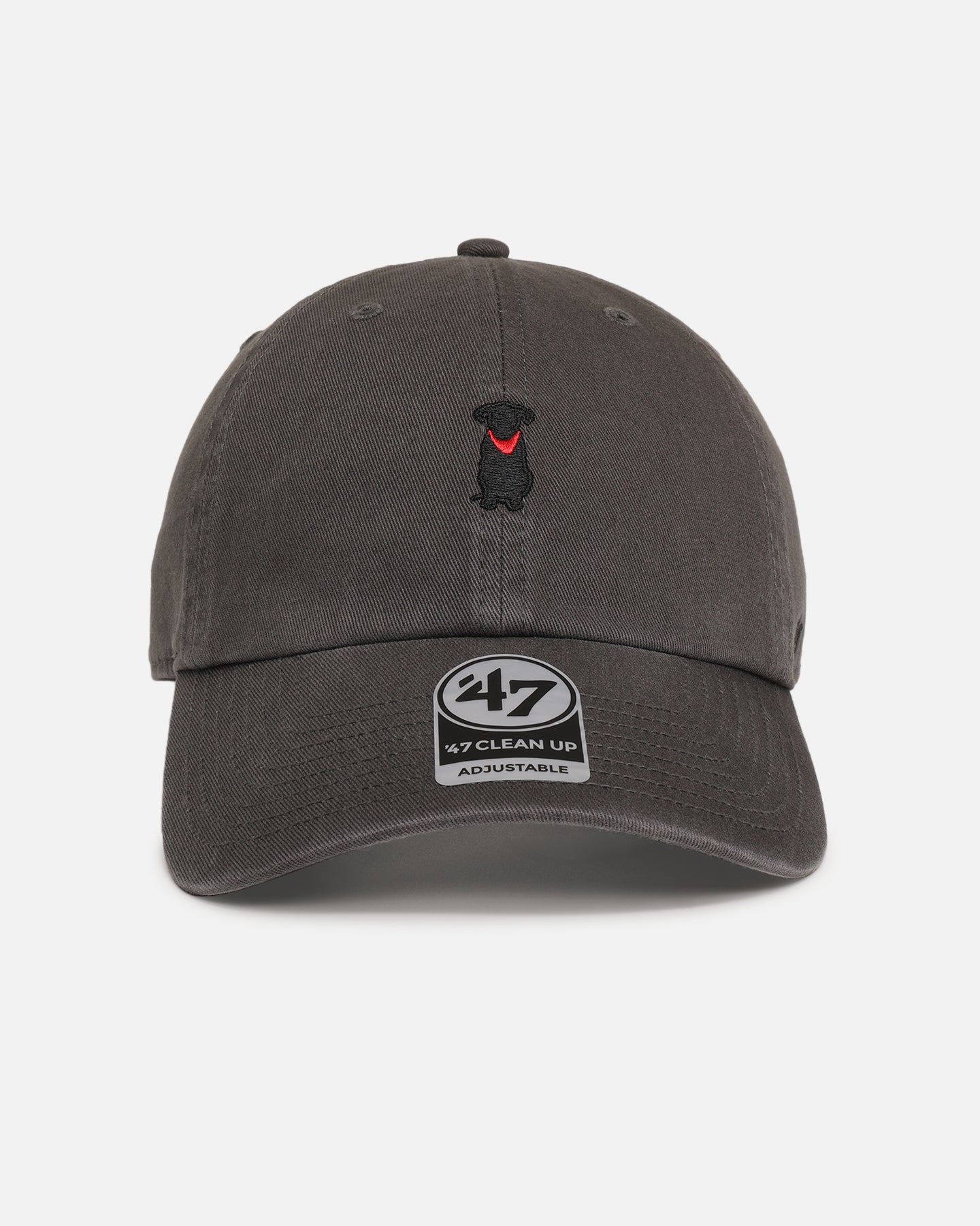 47 Brand Black Labrador 'Dog Collection' 47 Clean Up Strapback Charcoal Hat - Casual Adjustable Baseball Cap for Dog Lovers, Outdoor Activities & Everyday Wear