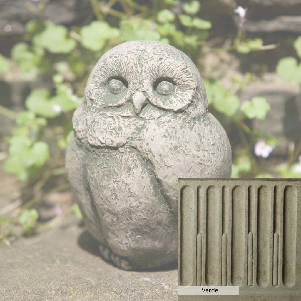 Campania International Baby Barn Owl Statue - Handcrafted Garden Decor for Outdoor & Indoor Use - Perfect for Patio, Lawn, and Home Decor