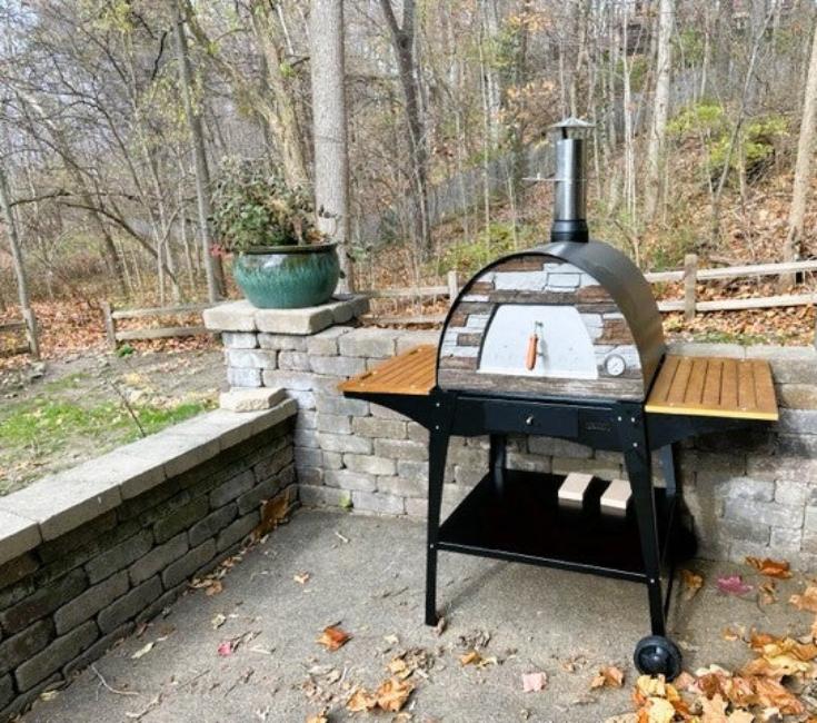 Maximus Mobile Pizza Oven - Portable Outdoor Pizza Maker for Camping, Backyard & Tailgating | Black | Best Seller | Perfect for Picnics, Parties & RV Trips