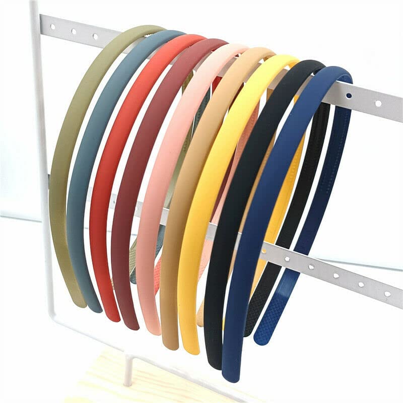 Glamifirsto 12-Piece Plain Plastic Headbands for Women & Girls - Simple Hard Headbands with Teeth - Winter Hair Accessories for Kids & Teens (12 Pack) - Perfect for School, Sports, and Everyday Styling