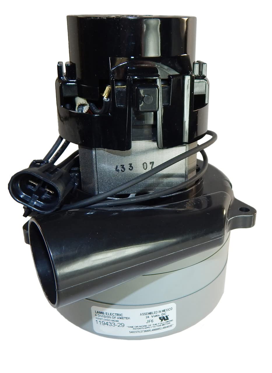 Ametek Lamb 24V DC Vacuum Blower Motor 119433-29 (Advance 56397041) - Replacement for HVAC Systems, Industrial Equipment & Medical Devices