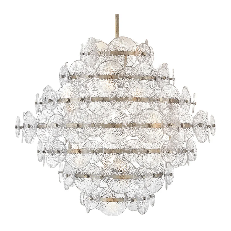 Rene Medium Multi-Tier Chandelier - Elegant Crystal Ceiling Light Fixture for Dining Room, Living Room & Bedroom Decor