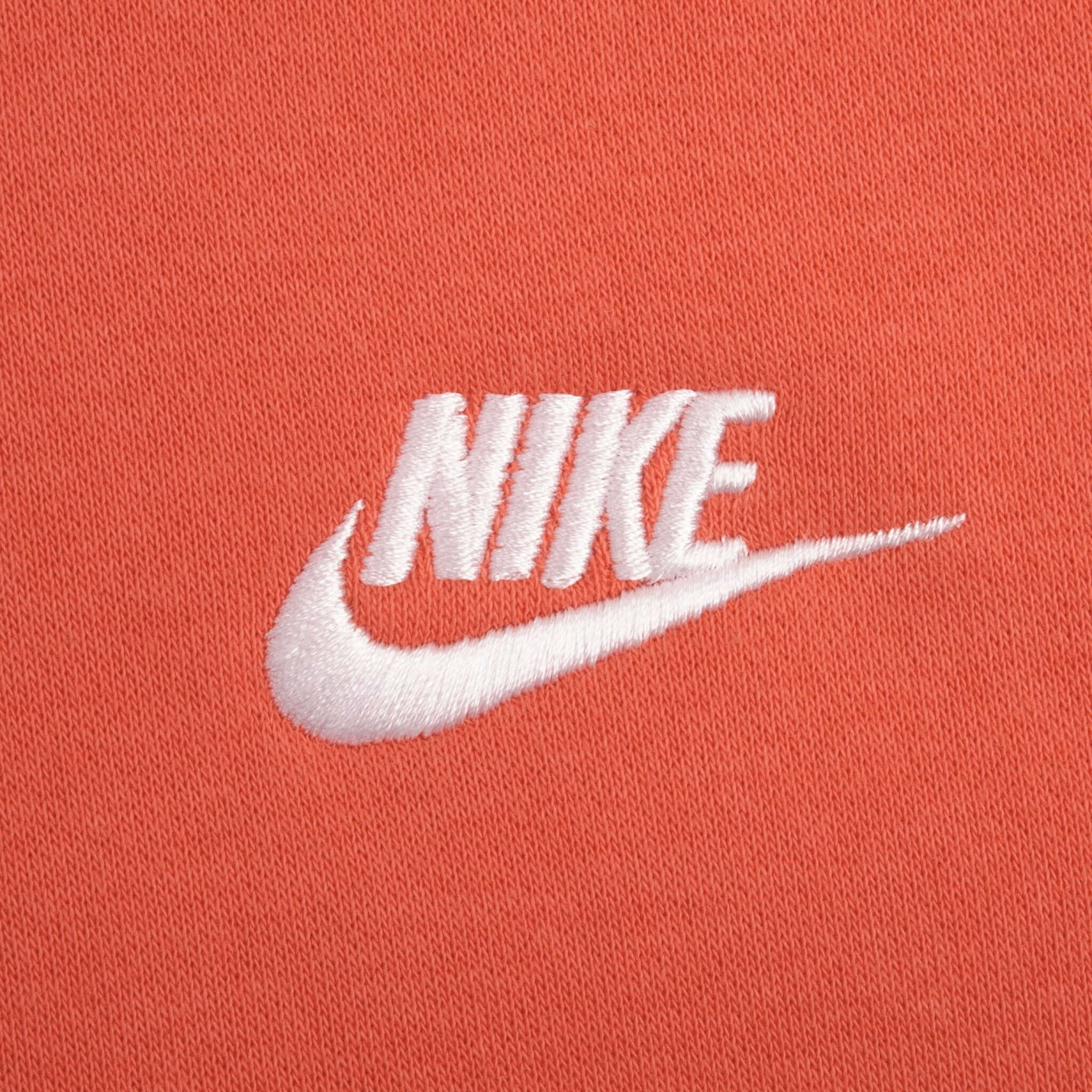 Nike Classic Swoosh Pink Salmon Sweatshirt for Men - Size 2XL - Comfortable Cotton Pullover Hoodie for Casual Wear, Gym & Street Style