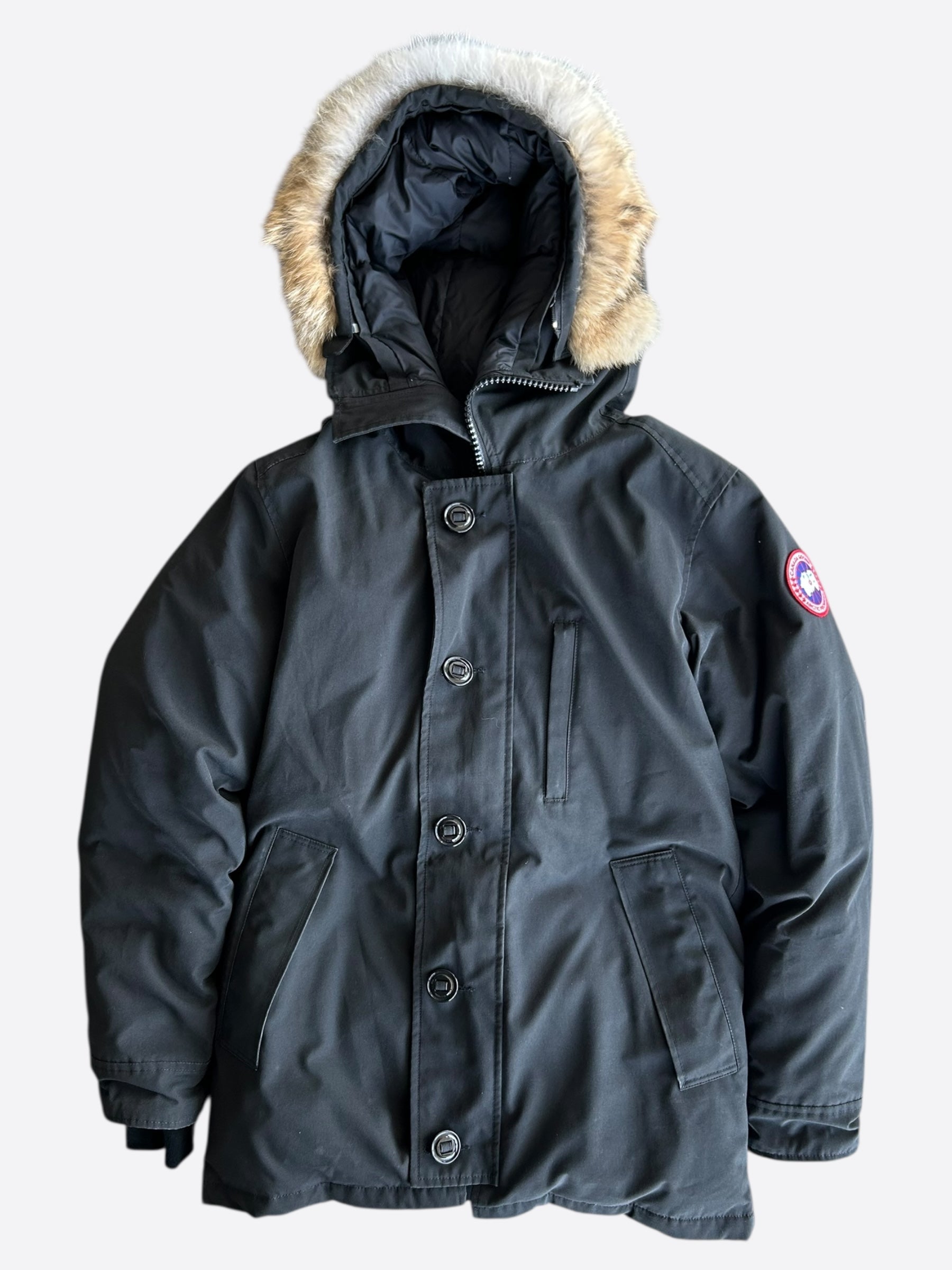 Canada Goose Black Fusion Chateau Men's Winter Jacket - Waterproof, Windproof Parka for Extreme Cold Weather - Perfect for Snowboarding, Skiing & Outdoor Adventures