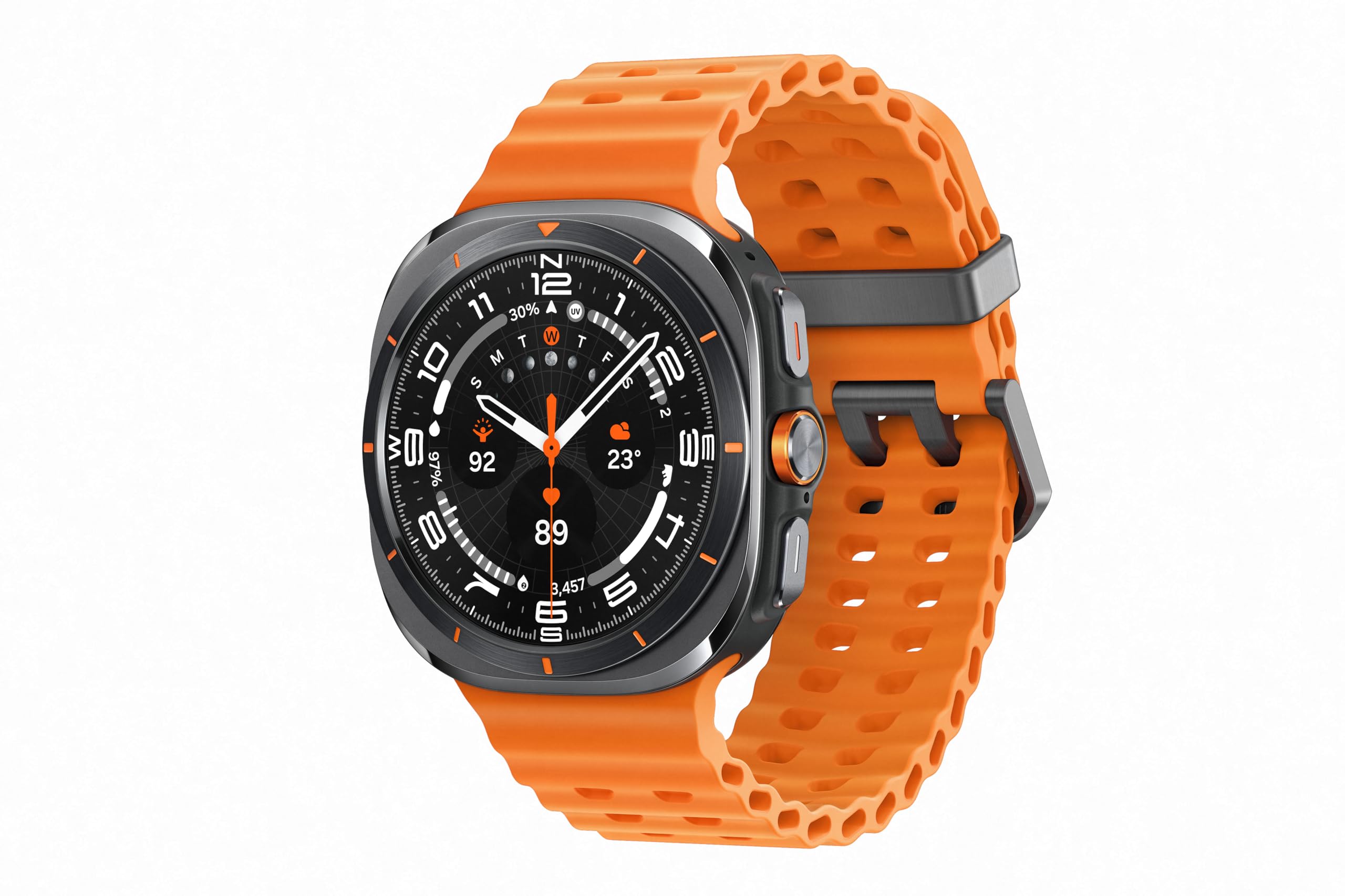 Samsung Galaxy Watch Ultra AI Smart Watch with Health Monitoring & Fitness Tracking, 47mm LTE Titanium Grey - Perfect for Workouts, Running & Daily Activity Tracking