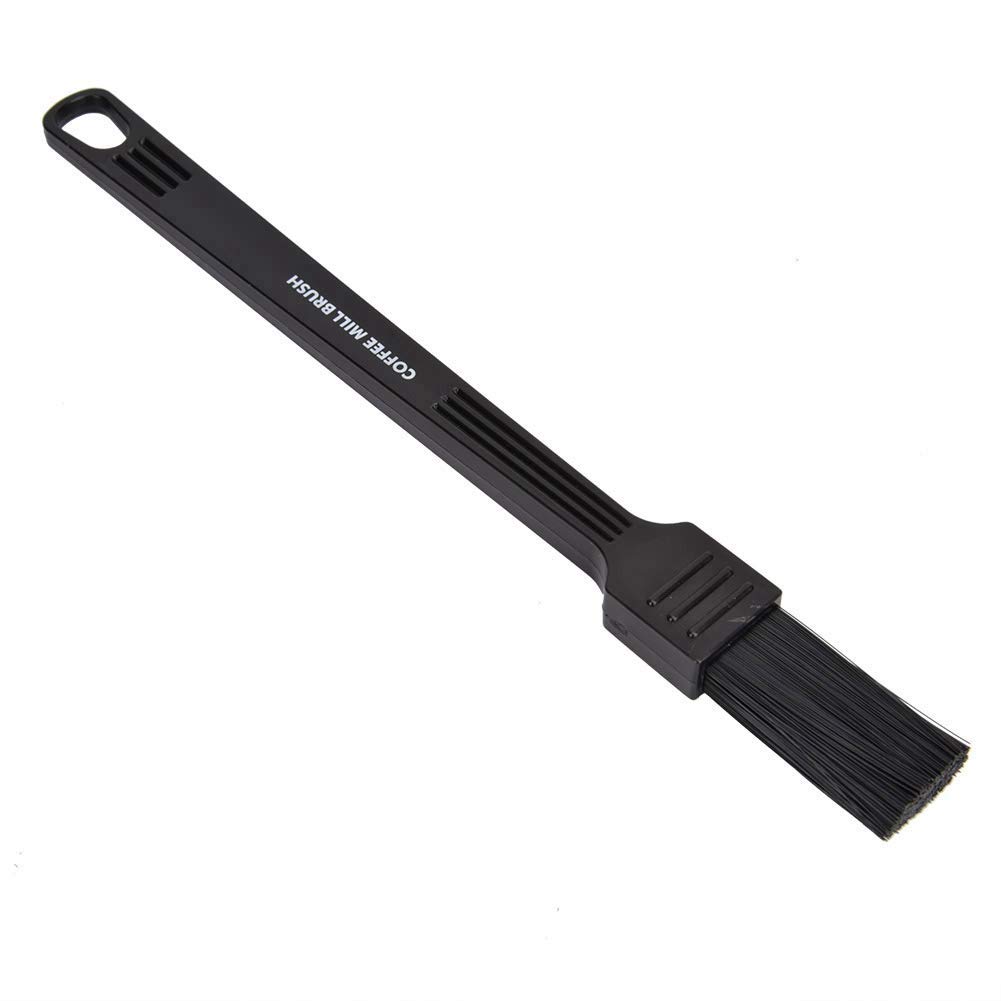 Premium Coffee Grinder Brush with Long Handle - Durable Cleaning Tool for Coffee Bean Grinders - Perfect for Home Baristas & Coffee Shops