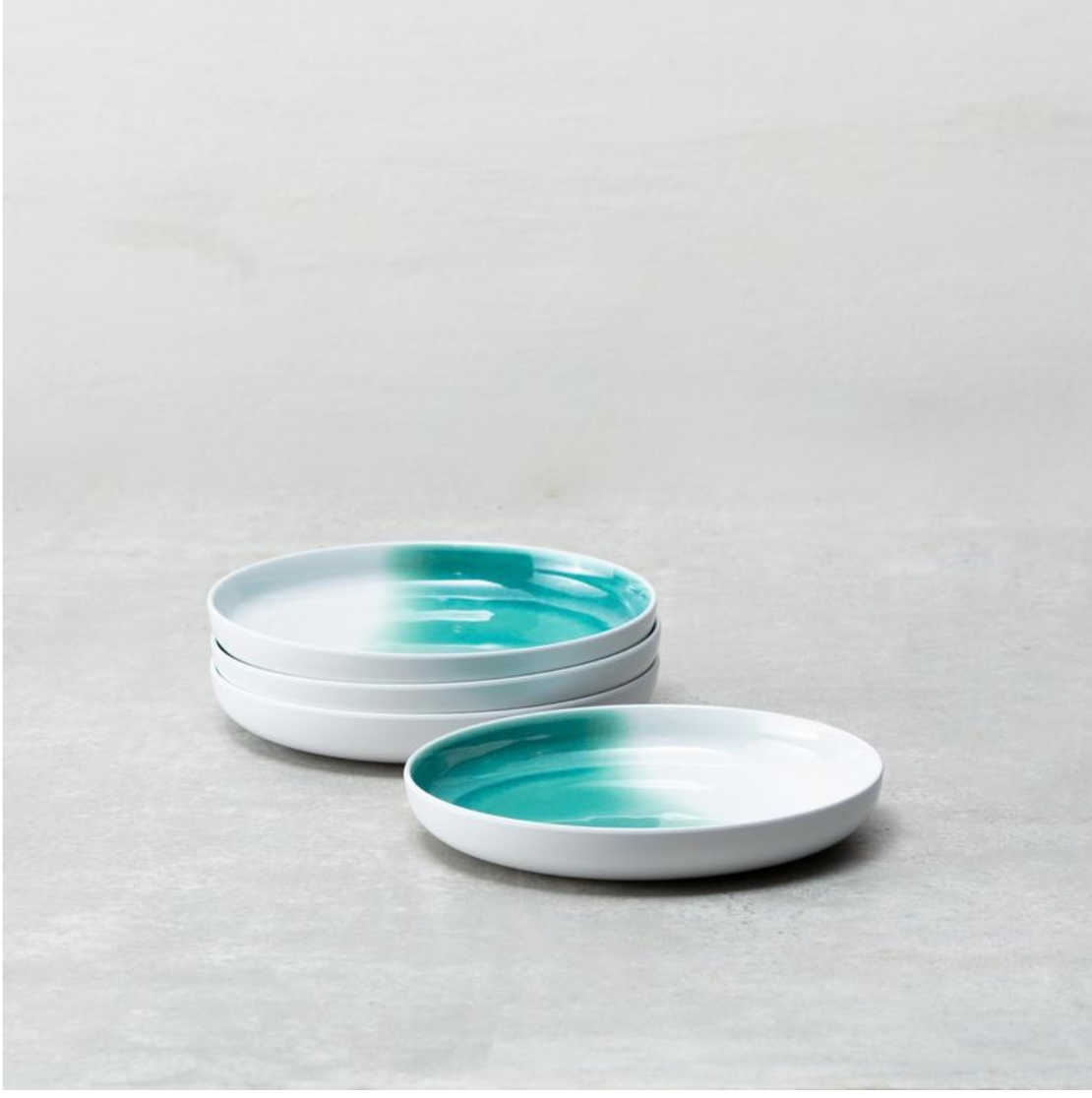 Fortessa La Côte Amalfi Outdoor Salad Plate Set of 9 - Elegant Dinnerware for Patio Dining, Garden Parties & Outdoor Entertaining