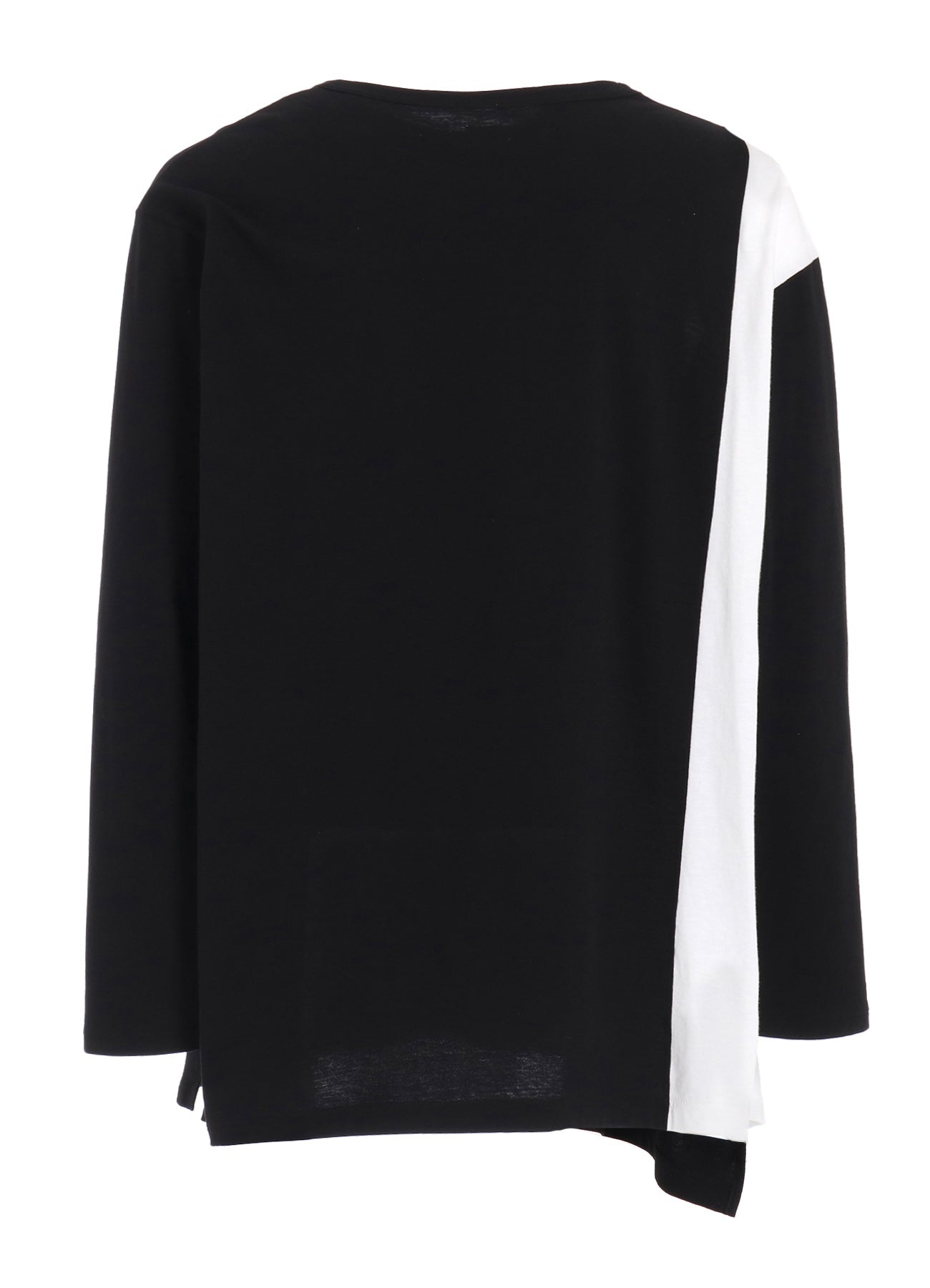 Soft Cotton Jersey Fabric Long Sleeve Draped T-Shirt for Women - Comfortable Casual Wear for Everyday, Work & Outfits