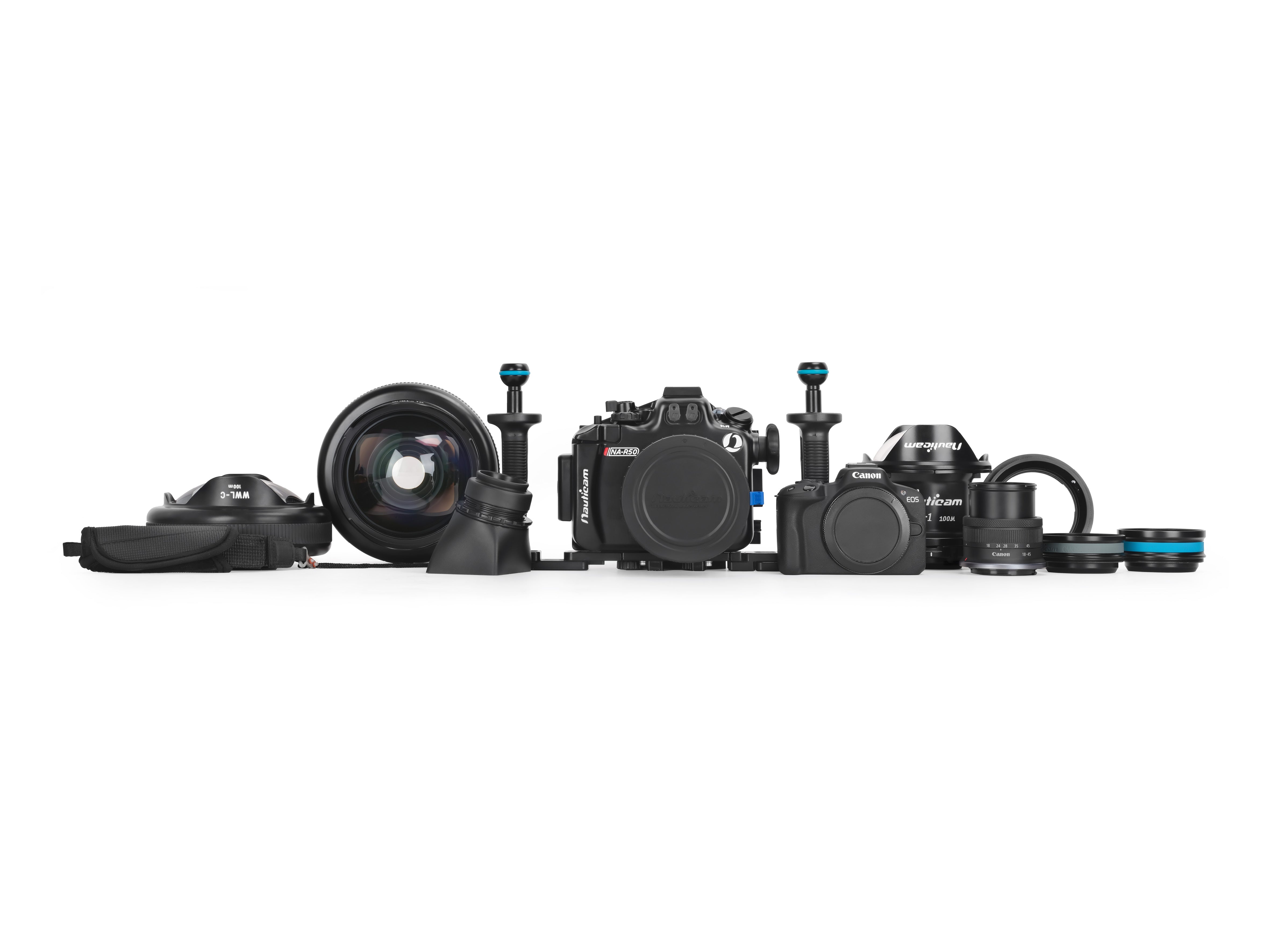 Nauticam NA R50 Waterproof Underwater Housing for Canon EOS R50 Camera - Professional Dive Case for Scuba, Snorkeling & Underwater Photography
