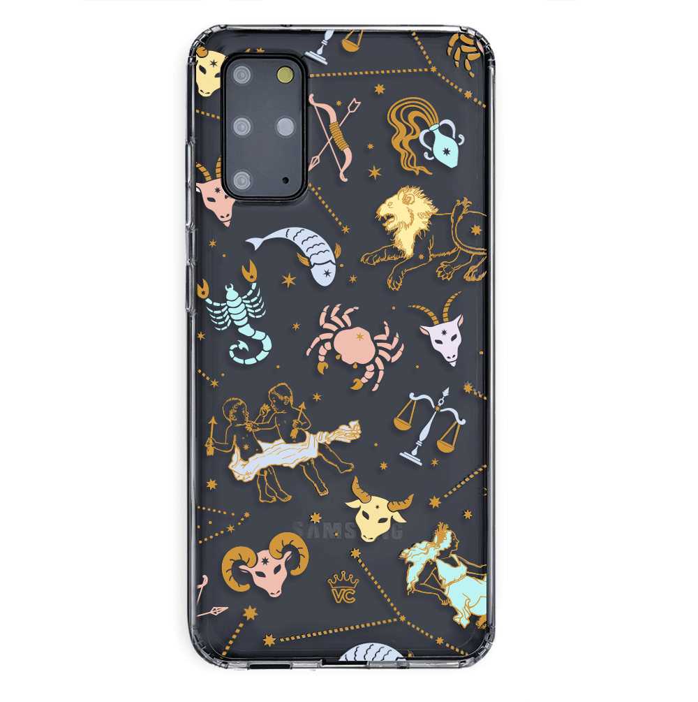Zodiac Clear Protective Case for Samsung Galaxy - Stylish & Durable Phone Cover for Everyday Use & Travel