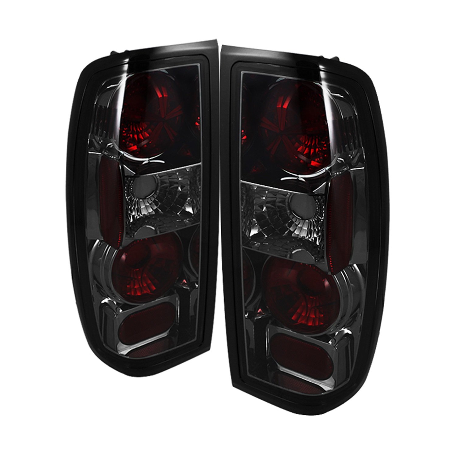 Spyder 5033604 Smoke Euro Style Tail Lights for 1998-2000 Nissan Frontier - Upgrade Your Truck's Rear Lighting for Night Driving & Enhanced Style