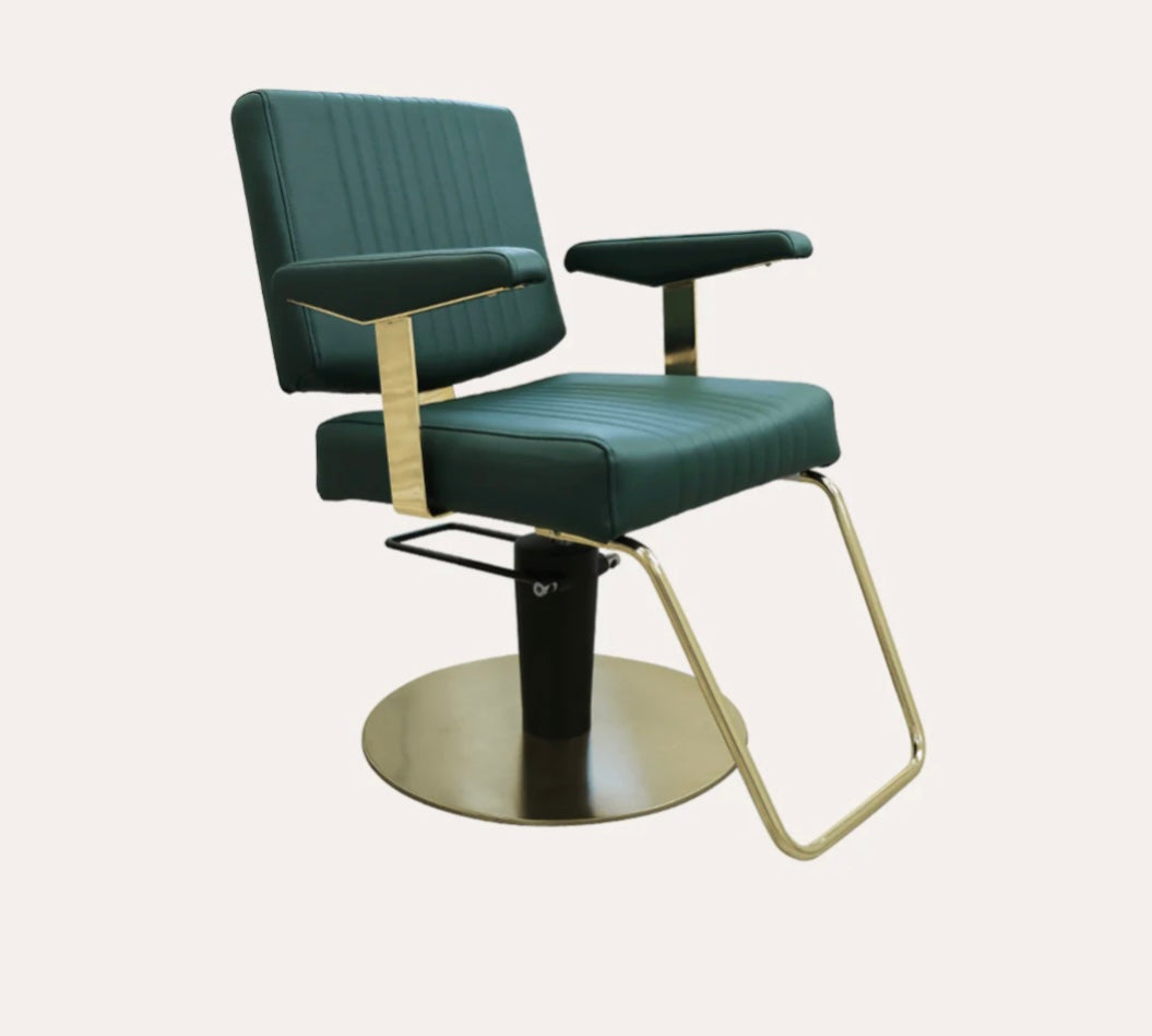 Professional Athena Salon Chair - Hydraulic Adjustable Styling Chair for Hairdressers & Barbers - Perfect for Salons, Barber Shops & Home Use