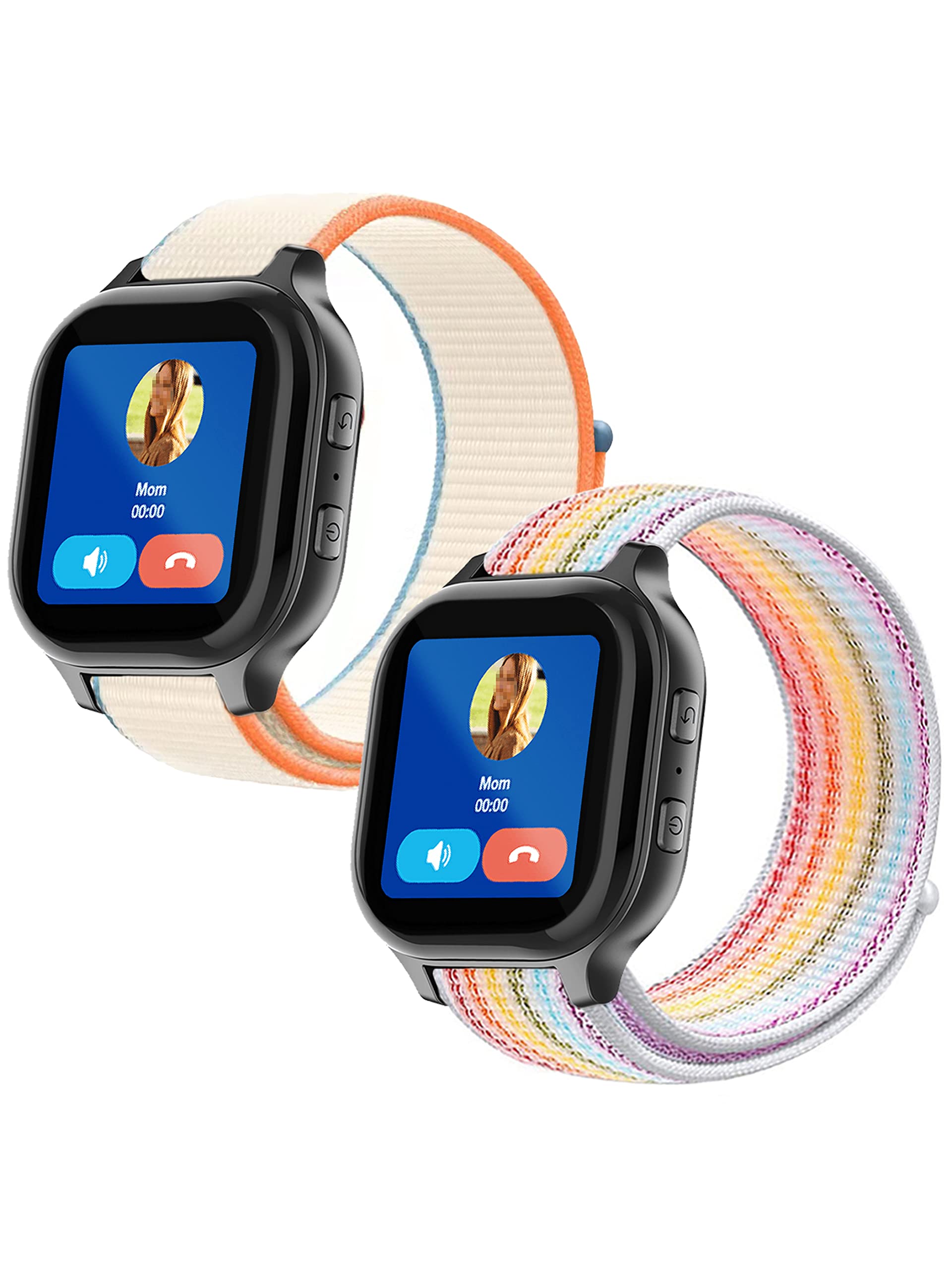Colorful Hollow Watch Bands for Gabb/Gizmo Watch 3-1 - 2 Pack for Kids