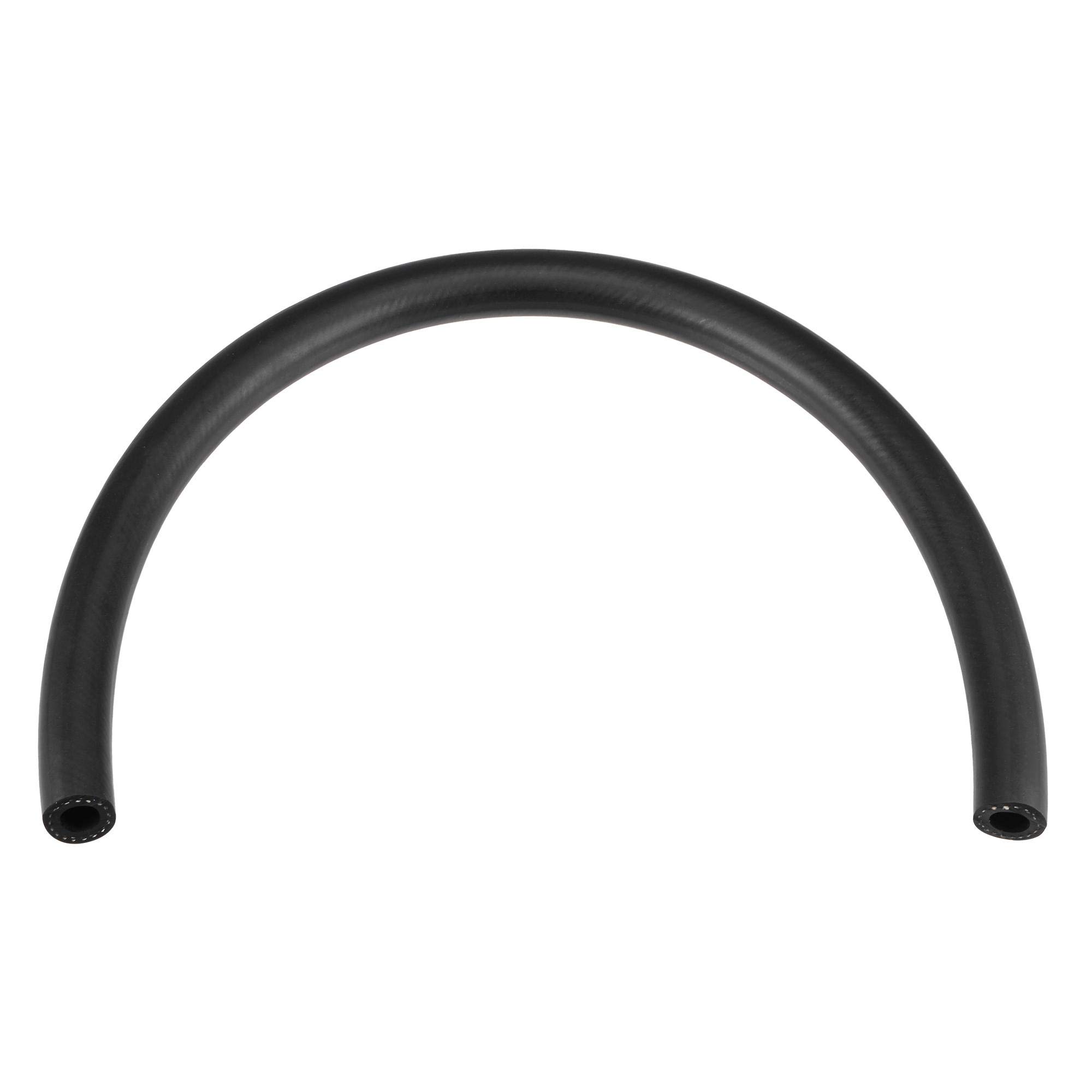 uxcell 1/2 inch ID 7/8 inch OD Black Fuel Line Hose - 2ft Oil Resistant Hose for Small Engines, Lawn Mowers, Generators & Power Tools