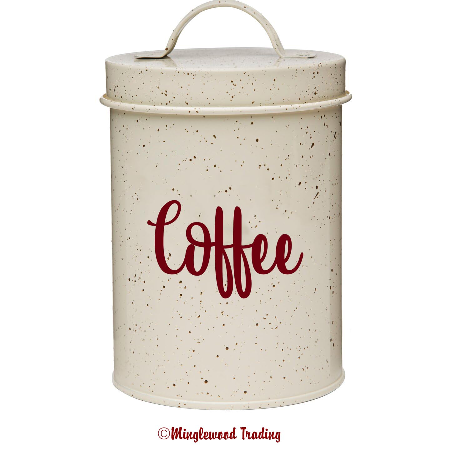 Set of 4 Premium Vinyl Canister Labels - Flour, Sugar, Tea & Coffee Storage | Kitchen Organization Stickers | White Die-Cut Decals for Pantry & Spice Jars | Perfect for Home Baking & Coffee Station Decor