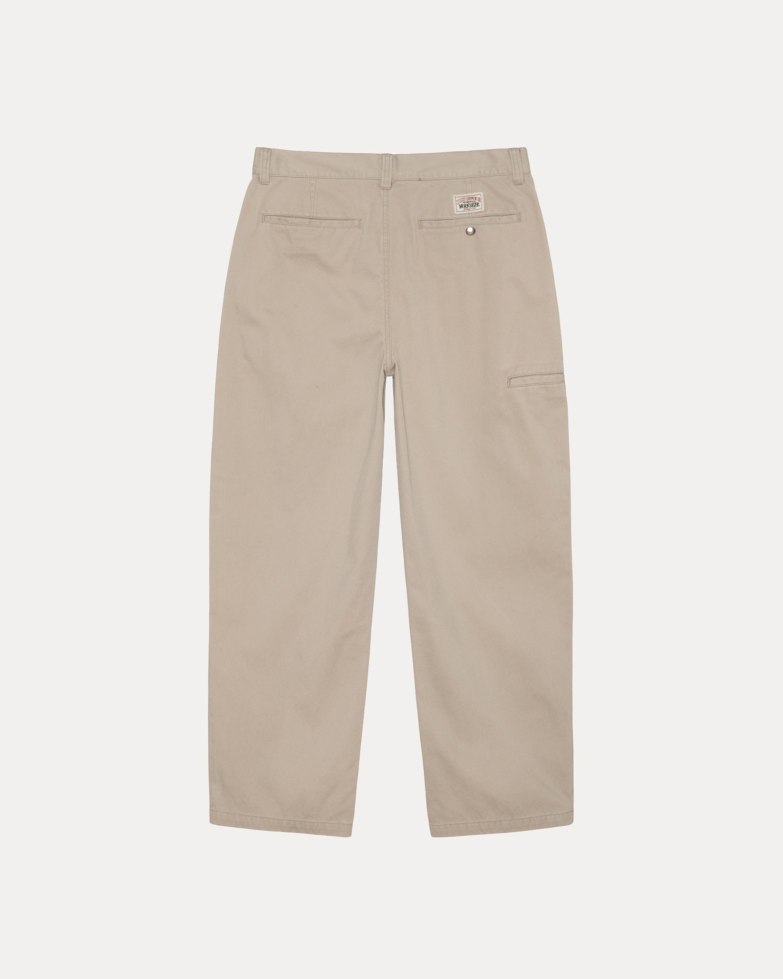 116625 Men's Durable Chino Work Pants in Khaki - Comfortable Office & Casual Wear for Professionals