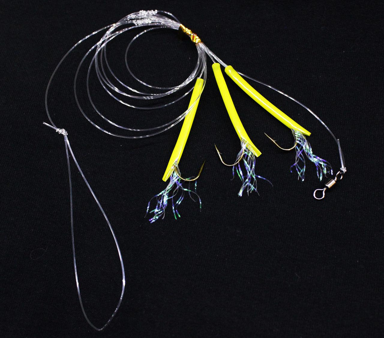Jigging World 3 Hook Mackerel Rigs - Premium Saltwater Fishing Rig for Trolling & Casting | Perfect for Mackerel, Bluefish & Striped Bass | Ideal for Offshore & Inshore Fishing Trips