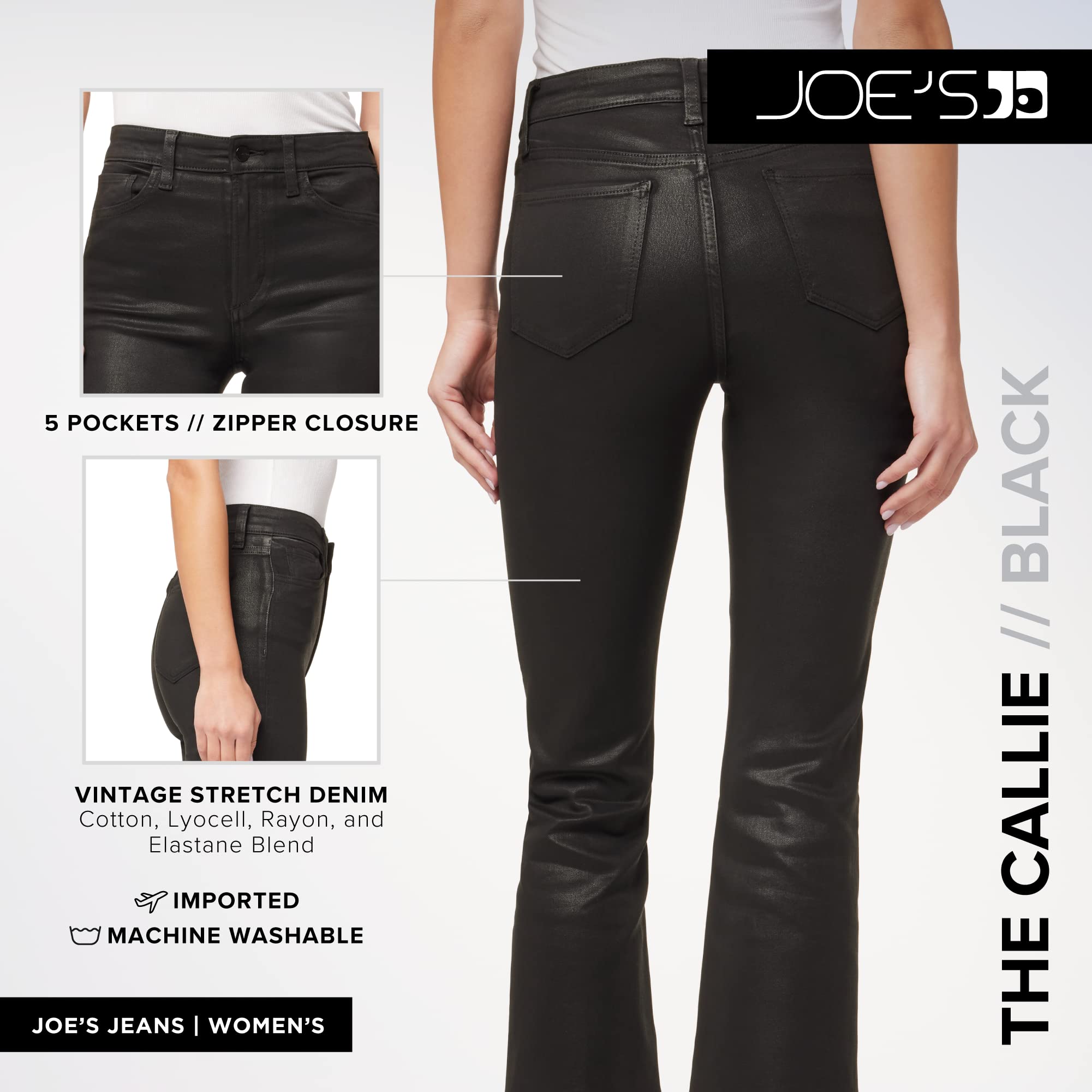 Joe's Women's Callie High Rise Cropped Bootcut Jeans - Stretchy Denim Pants for Casual Wear & Night Out | Perfect for Work, Dates & Everyday Comfort