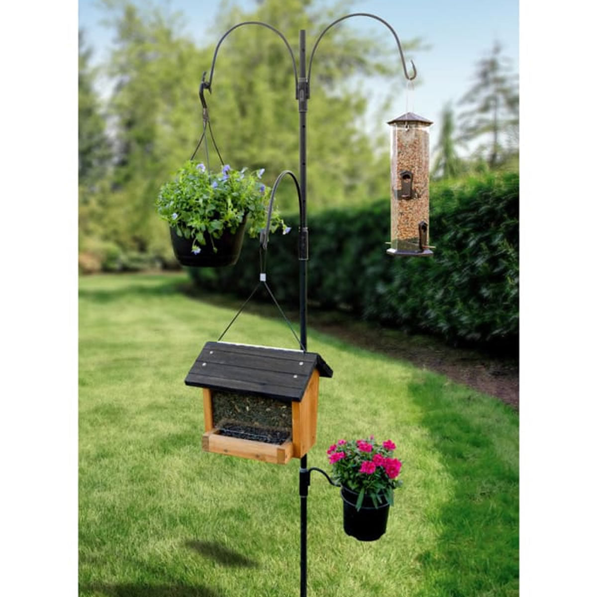 AdjustaPole Yard Kit - Adjustable Telescoping Pole for Outdoor Cleaning, Painting & Maintenance - Perfect for Windows, Gutters, Roofs & High Areas - Heavy Duty Aluminum Extension Pole with Secure Locking System