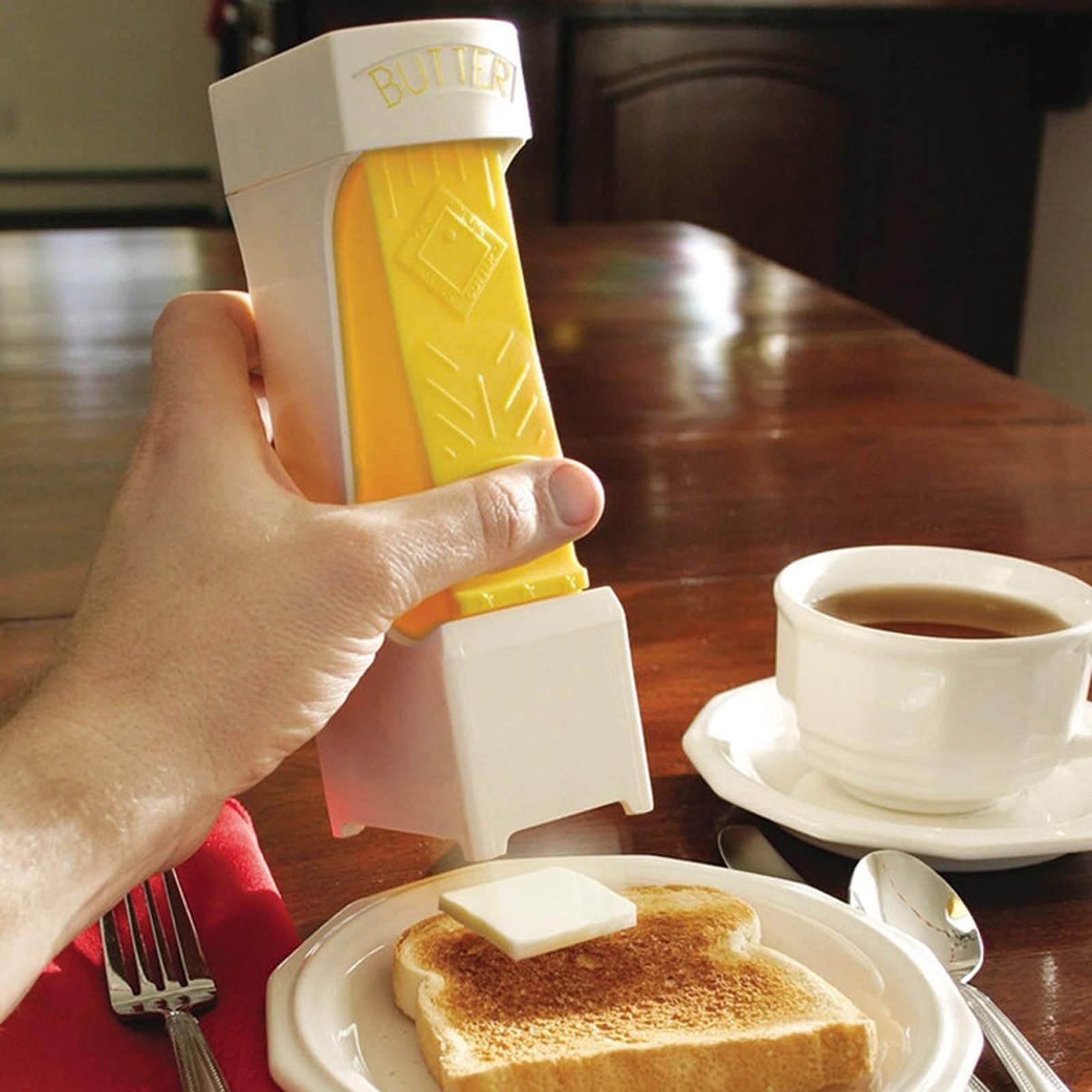 Stainless Steel Butter Cutter & Cheese Slicer - Handheld Butter Dispenser Tool for Perfect Slices | Ideal for Baking Bread, Cakes, Cookies & Charcuterie Boards | Essential Kitchen Gadget for Home Chefs