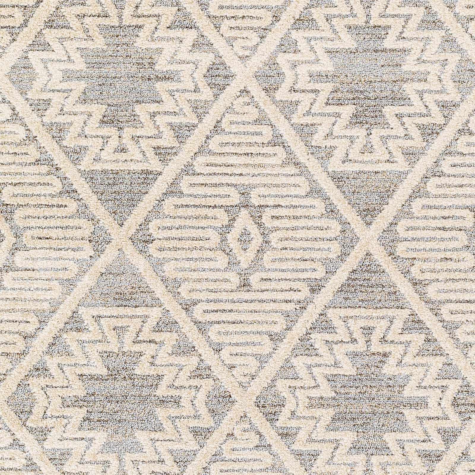 Southwestern Hauteloom Kinablangan Area Rug - Cream, Gray, Peach - 9'2