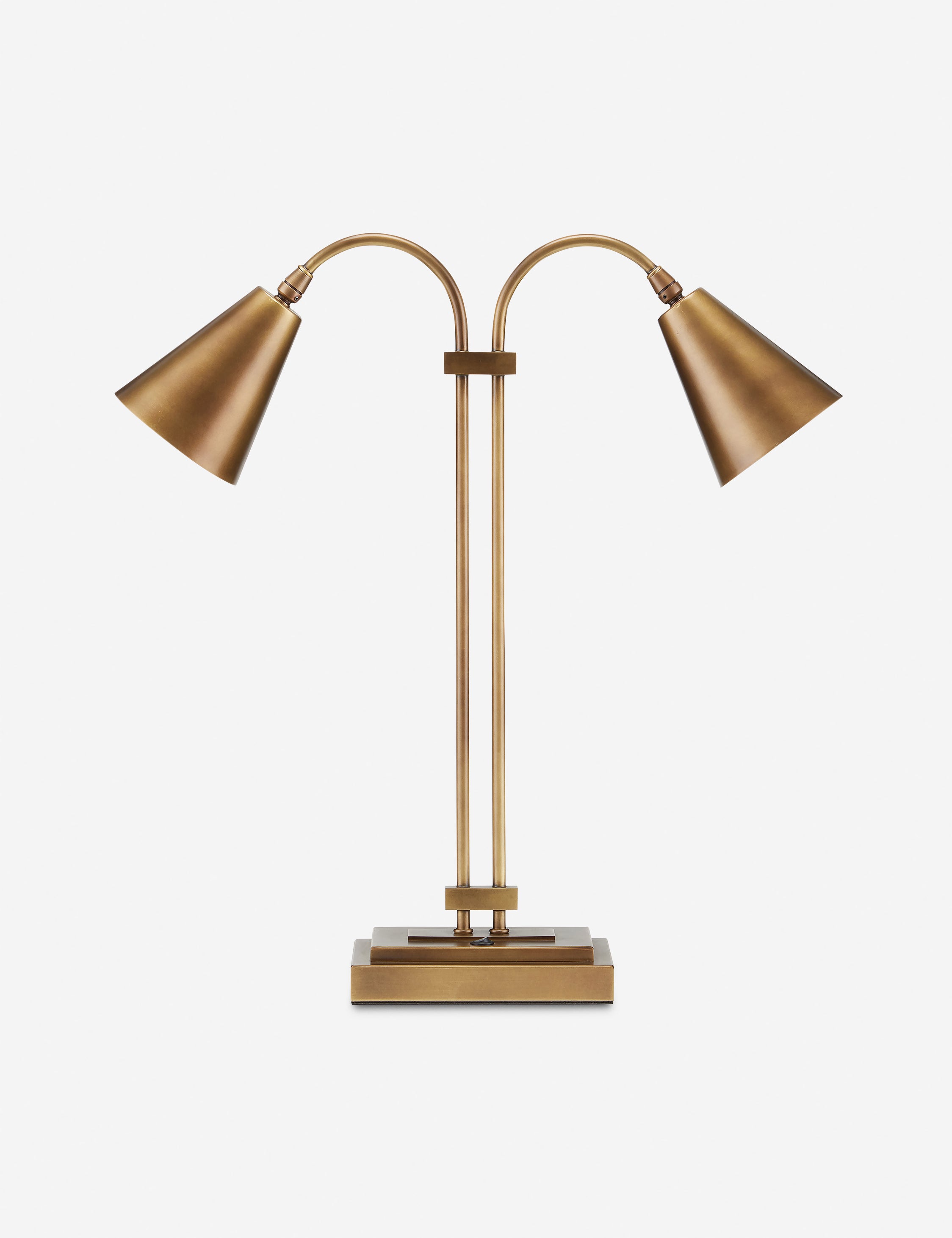 Modern Blakely Double Desk Lamp - Adjustable LED Task Lighting for Home Office, Study & Workspace - Perfect for Reading, Writing & Computer Work