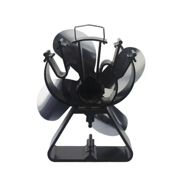 4 Blades Wood Stove Fan VDSF624 - Efficient Heat Circulation for Fireplace, Cabin, and Home Heating - Eco-Friendly Silent Operation for Winter Warmth
