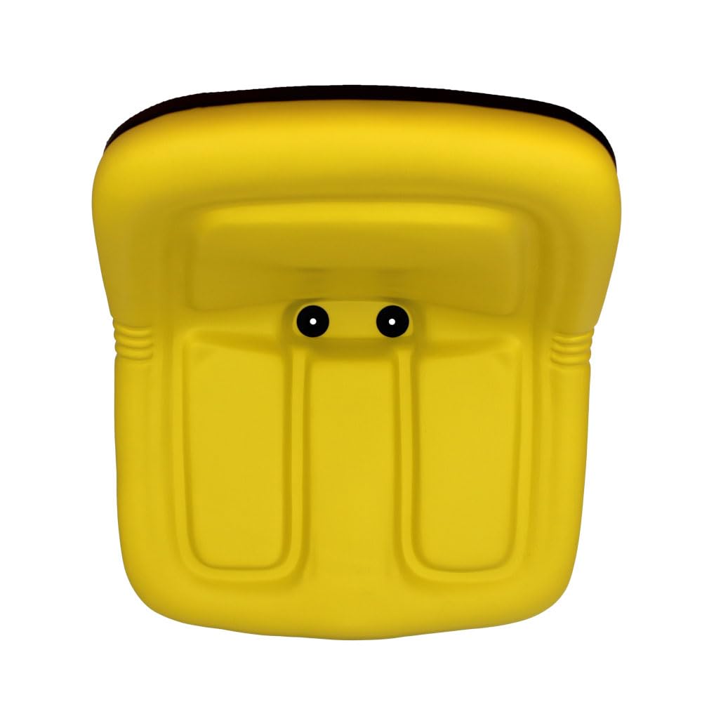 RAParts TY15863 New Yellow High Back Seat Replacement for John Deere 160 Series Riding Mower - Comfortable Tractor Seat for Lawn Mowing & Yard Work