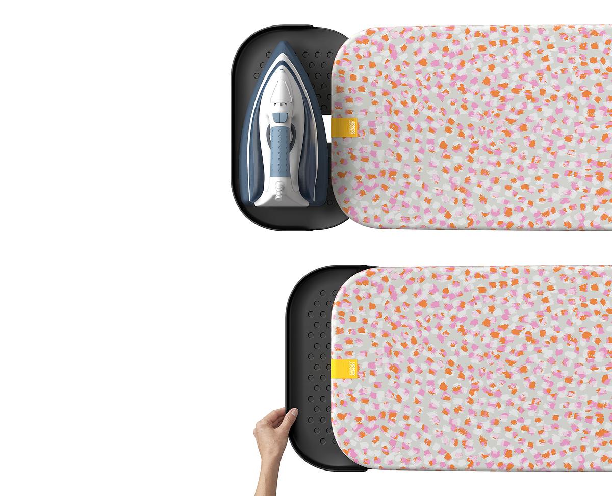 Premium Glide Max Peach Easy Store Ironing Board - 135cm Extra Wide & Stable - Perfect for Home, Laundry Room, or Tailoring Shop