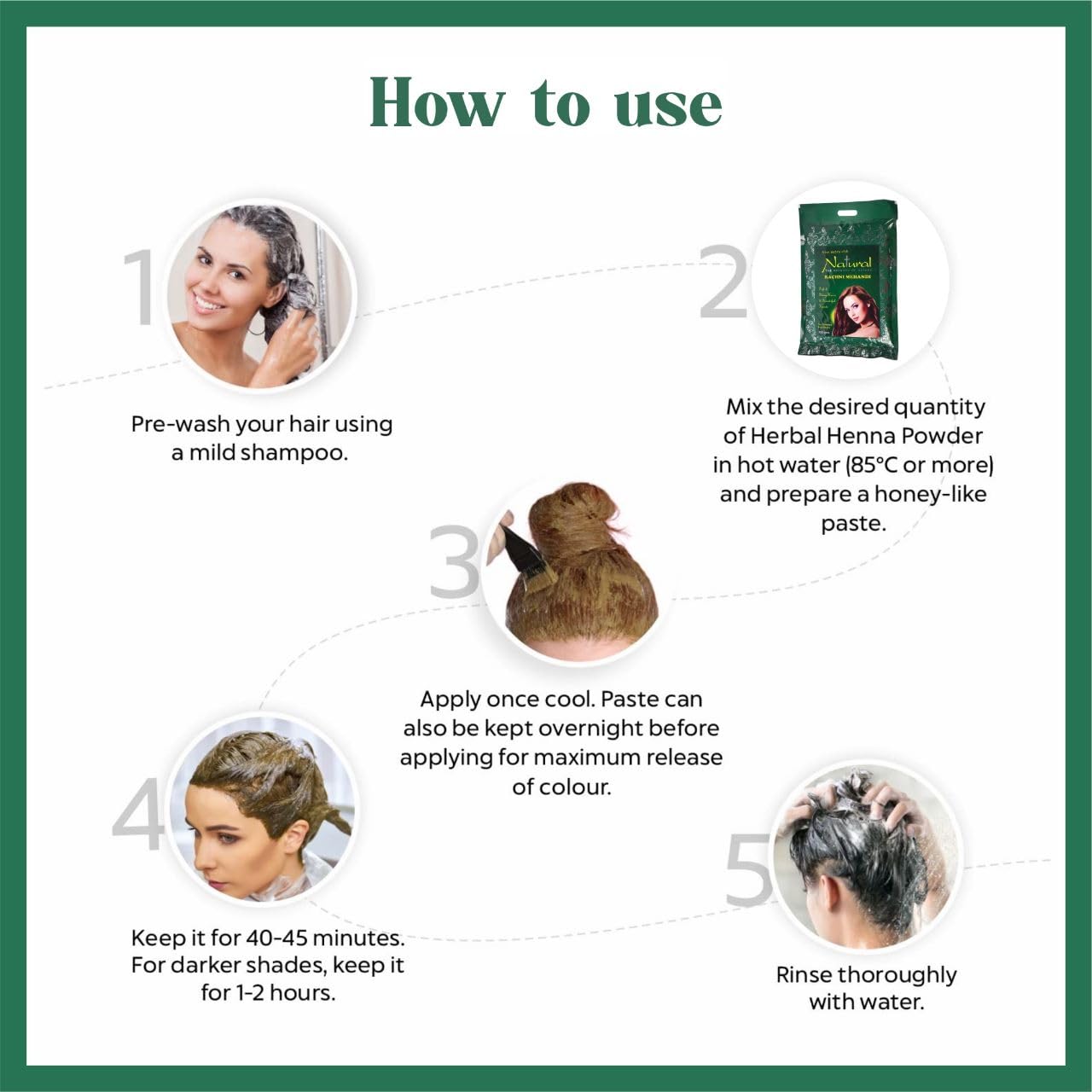 Natural Rachni Mehendi Hair & Hand Henna - 450g (Pack of 2) | Organic Conditioning Treatment for Men & Women | Anti-Dandruff Solution | Perfect for Hair Coloring, Conditioning & Bridal Mehendi Designs