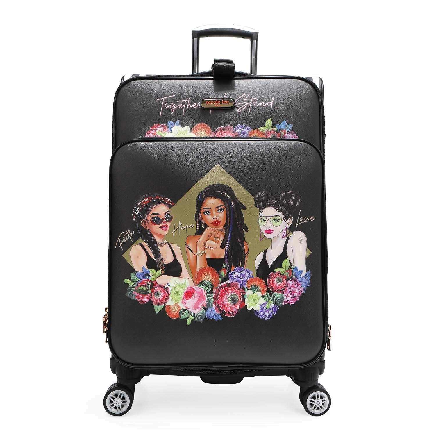 3-Piece Luggage Set with Spinner Wheels - Lightweight & Durable Suitcase for Travel - Carry-On, Medium & Large Check-In Bags - Perfect for Business Trips, Vacations & Family Getaways