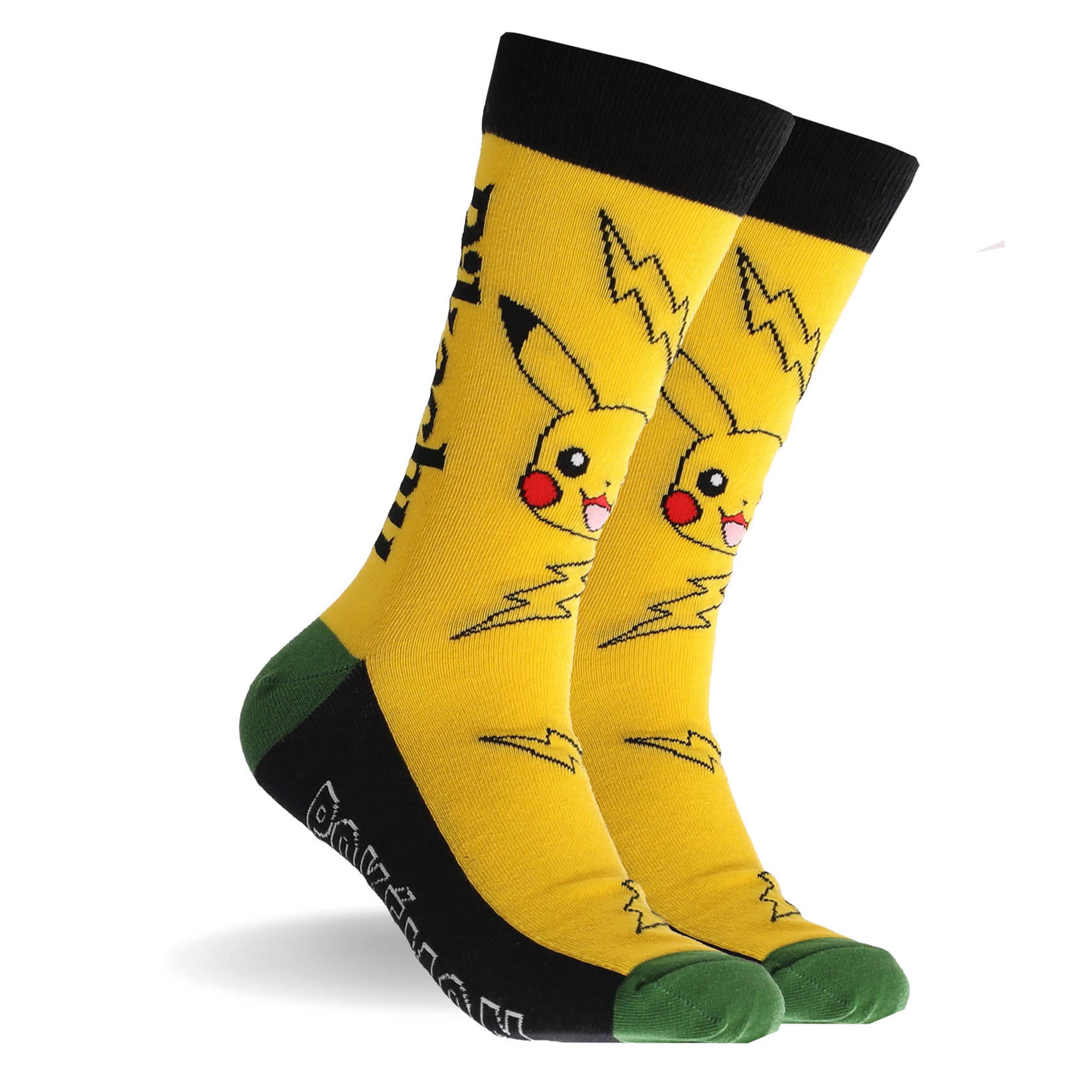 **Men's Pokémon Cotton Crew Socks 3-Pack Gift Box – Soft & Comfortable Anime Socks for Casual Wear, Cosplay, and Gifts**