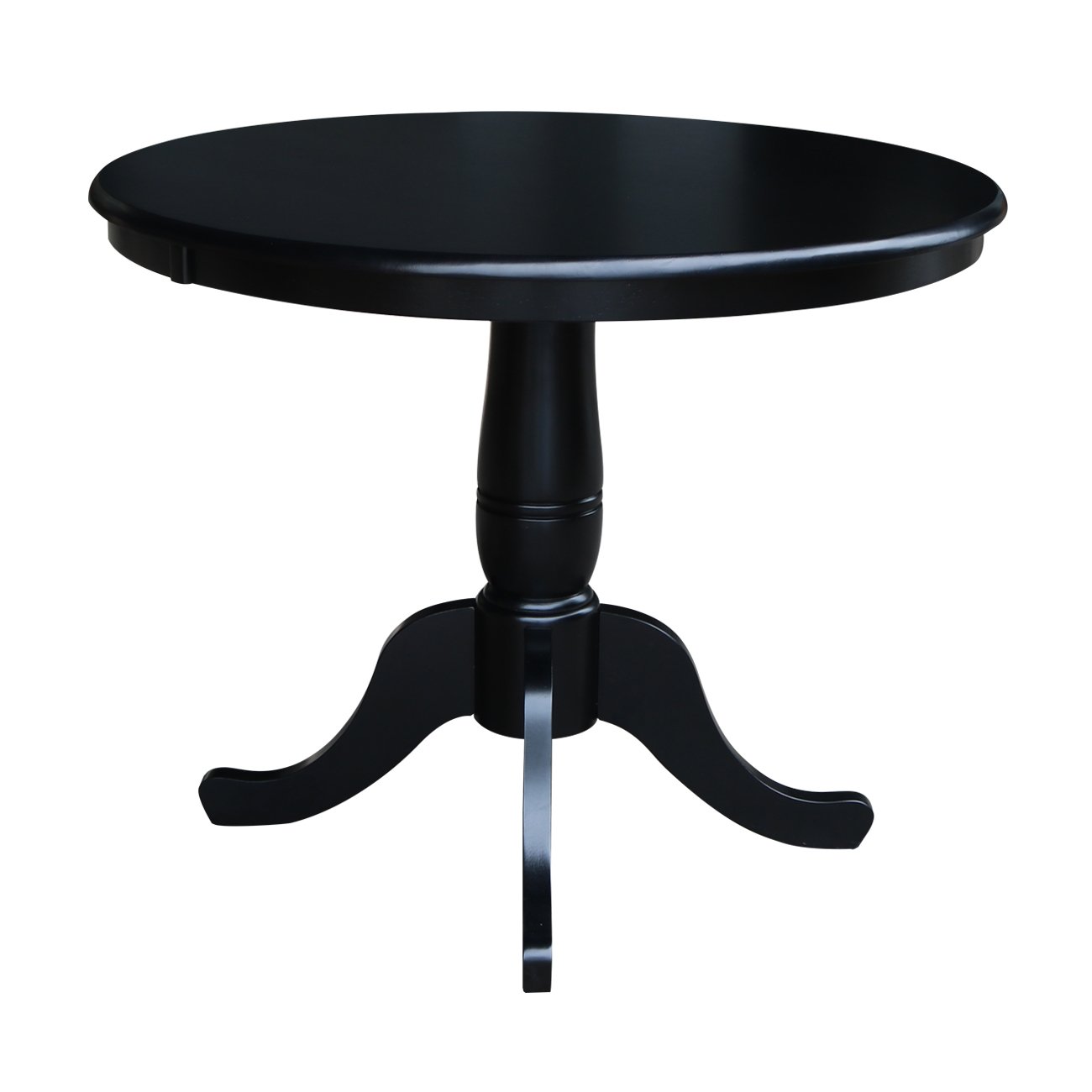 IC International Concepts Black Dining Table - 36