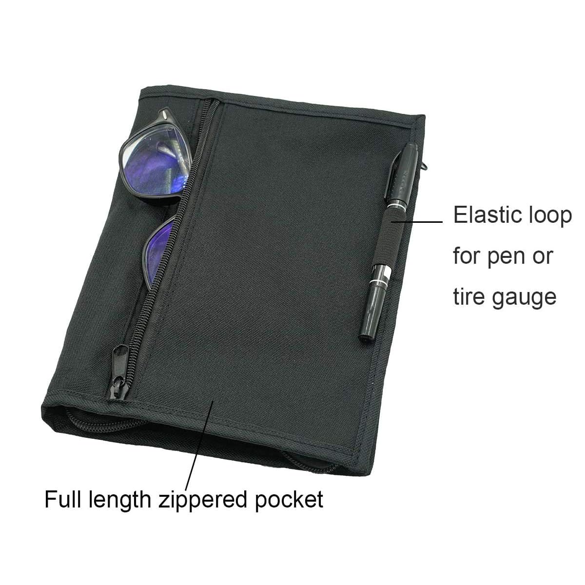 Car Glove Box Organizer - Document Holder for Registration & Insurance Cards, Coin Storage, Vehicle Accessories - Perfect for Car Interior Organization & Essential Gadgets