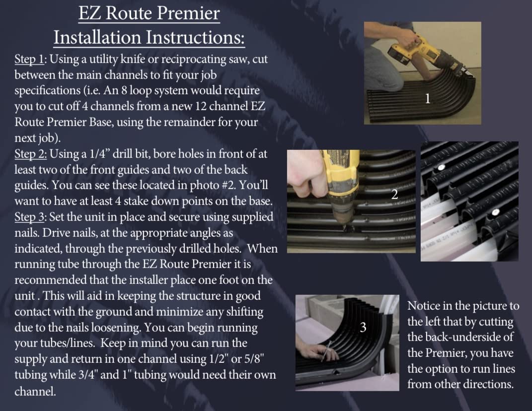 Premium 12-Loop PEX Pipe Organizer - Perfect for Plumbing, HVAC & DIY Projects - Durable Pipe Management Solution for Home & Professional Use