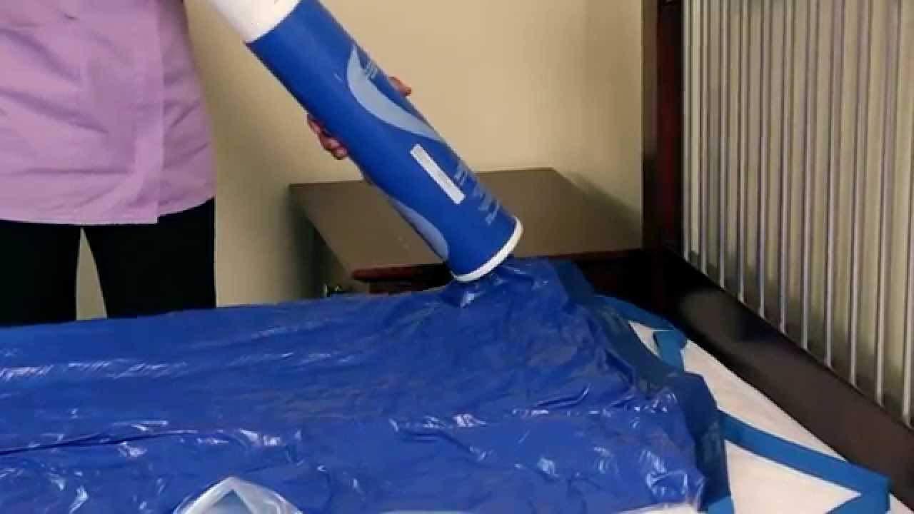 NRS Healthcare Repose Air Filled Mattress Overlay for Pressure Relief & Comfort - Ideal for Home Care, Hospitals & Elderly Pressure Sores Prevention