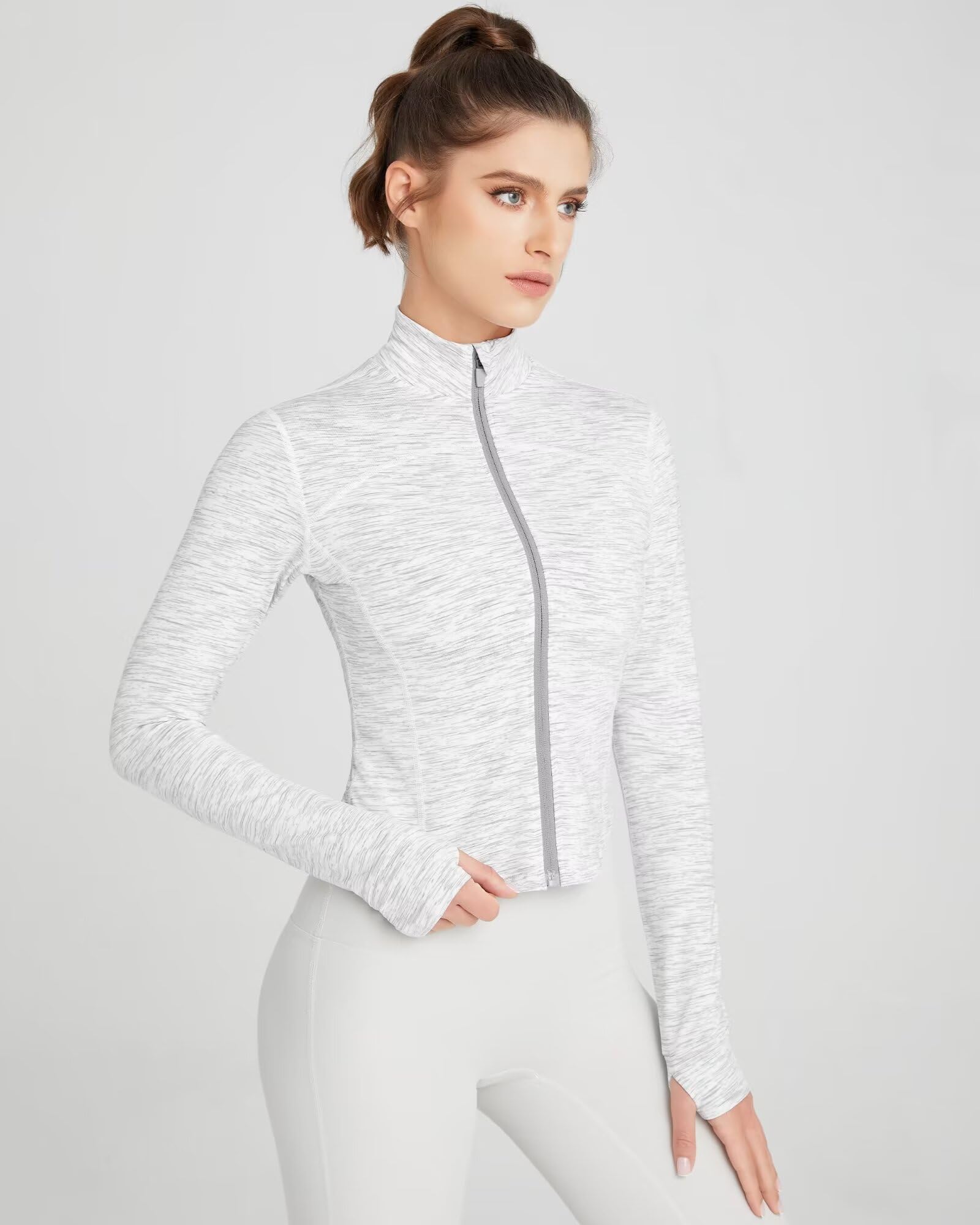 Heathered White