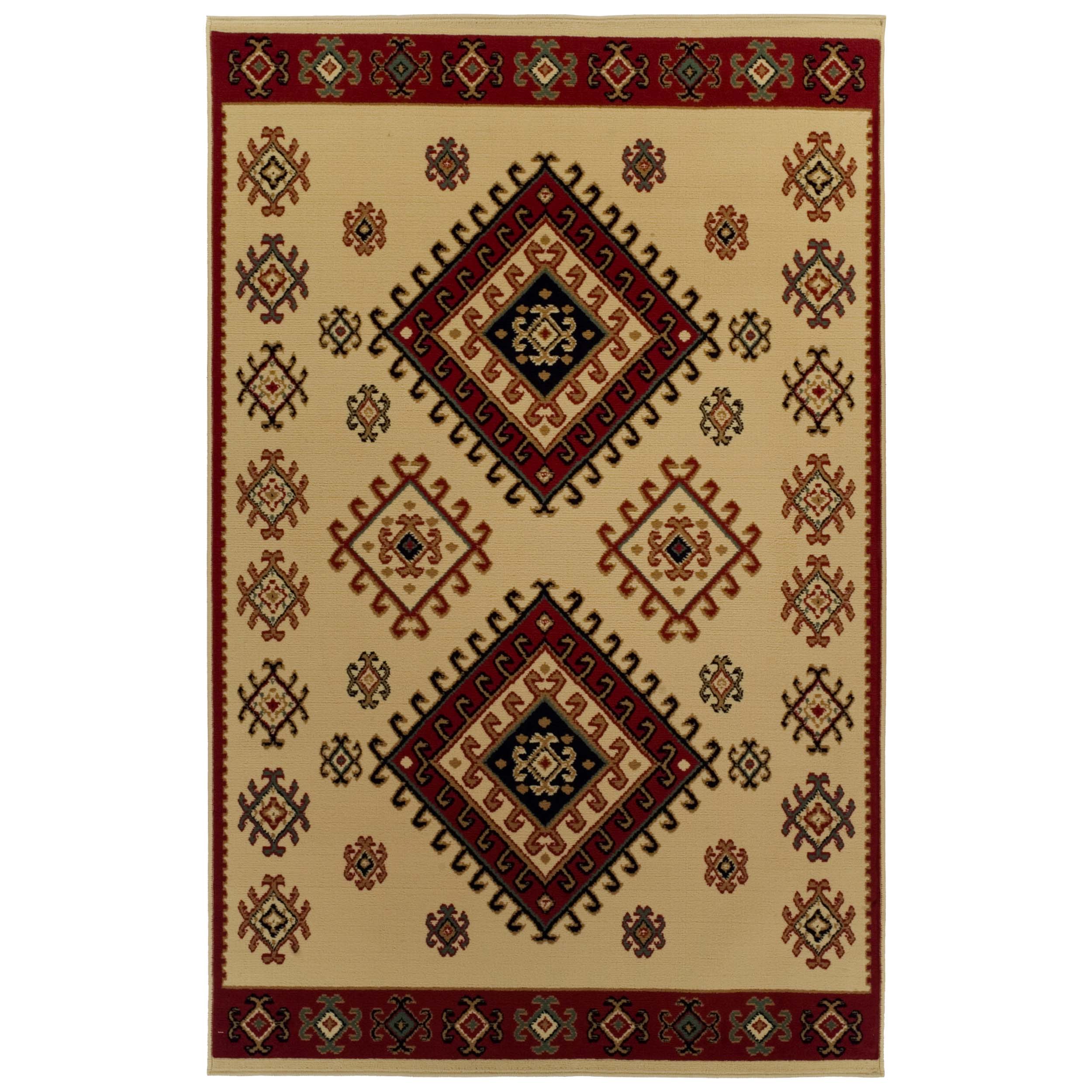 Southwestern Medallion Ultra Soft Indoor Area Rug or Runner - Non-Slip Bohemian Style Carpet for Living Room, Bedroom, Hallway - Perfect for Home Decor & Cozy Spaces