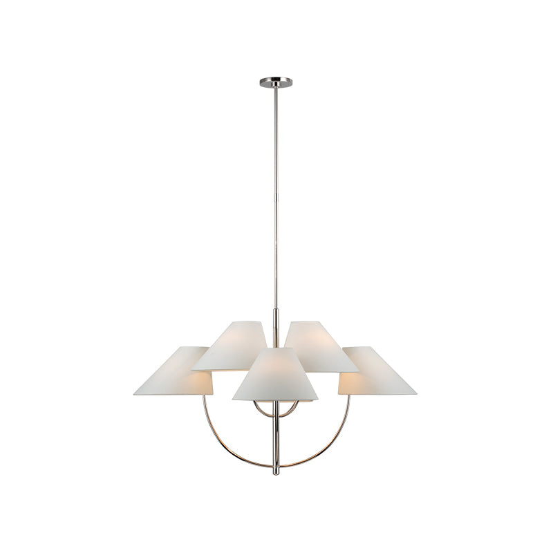 Kenney Chandelier - Modern Crystal Ceiling Light Fixture for Dining Room & Living Room | Elegant Home Decor Lighting for Weddings & Luxury Interiors