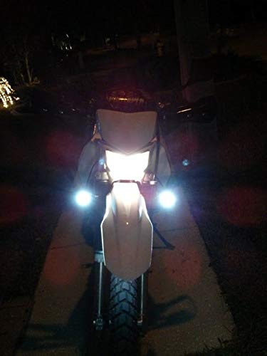 6000K LED Auxiliary Lights for Kawasaki KLX250 & KLR650 - High Brightness Off-Road Motorcycle Fog Lights - Perfect for Night Riding, Trail Adventures, and Low Visibility Conditions