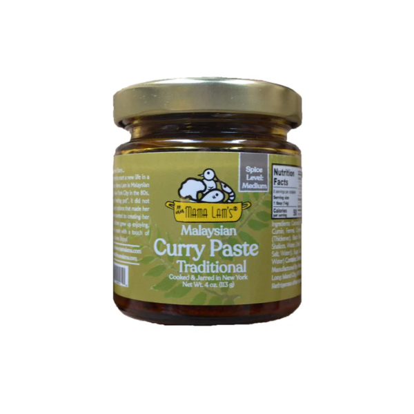 Mama Lam's Authentic Thai Curry Paste - Premium Traditional Spice Blend for Cooking Thai Dishes at Home - Perfect for Curries, Soups, and Stir-Fries