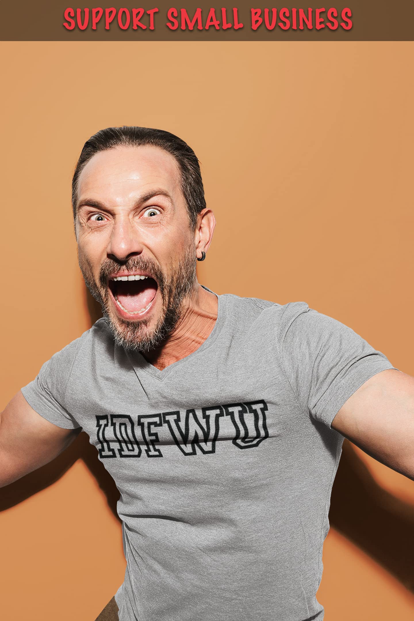 IDFWU Hip Hop Graphic T-Shirt for Men - Cool Attitude & Nonchalant Mindset Tee - Perfect for Streetwear, Concerts, and Casual Outfits