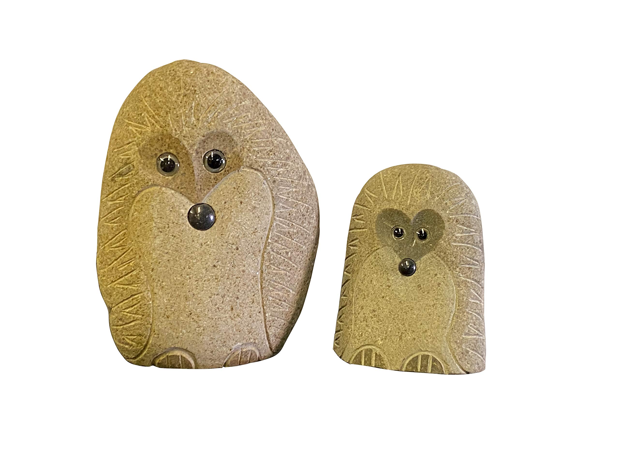 Mom and Dad Standing Hedgehog Family Pack - Adorable Hedgehog Figurines for Home Decor, Gifts, and Collectibles | Perfect for Nursery, Desk, and Shelf Display