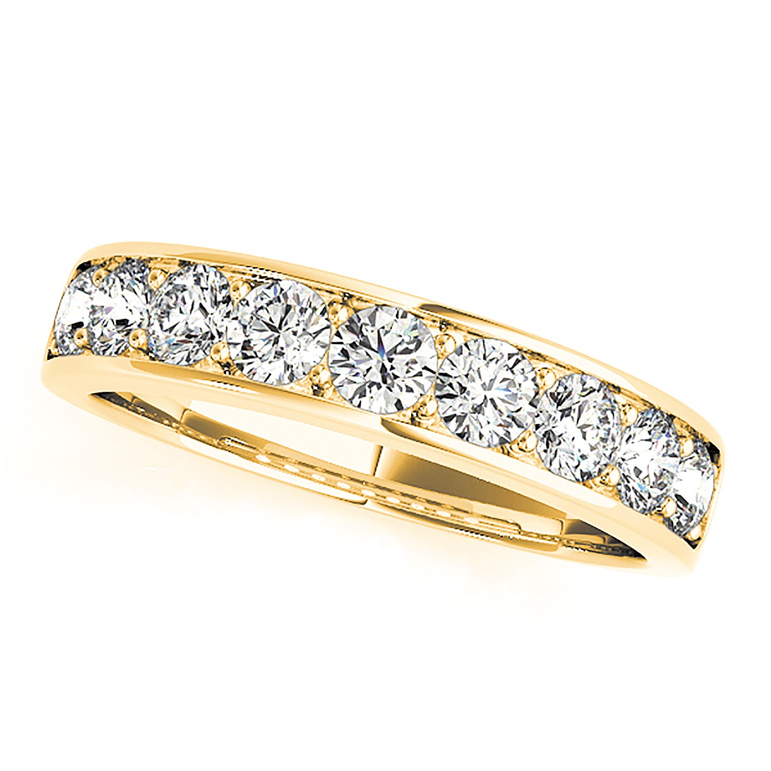 0.90 Carat Round Diamond Wedding Band for Women - Elegant & Timeless Engagement Ring for Brides, Anniversaries & Special Occasions