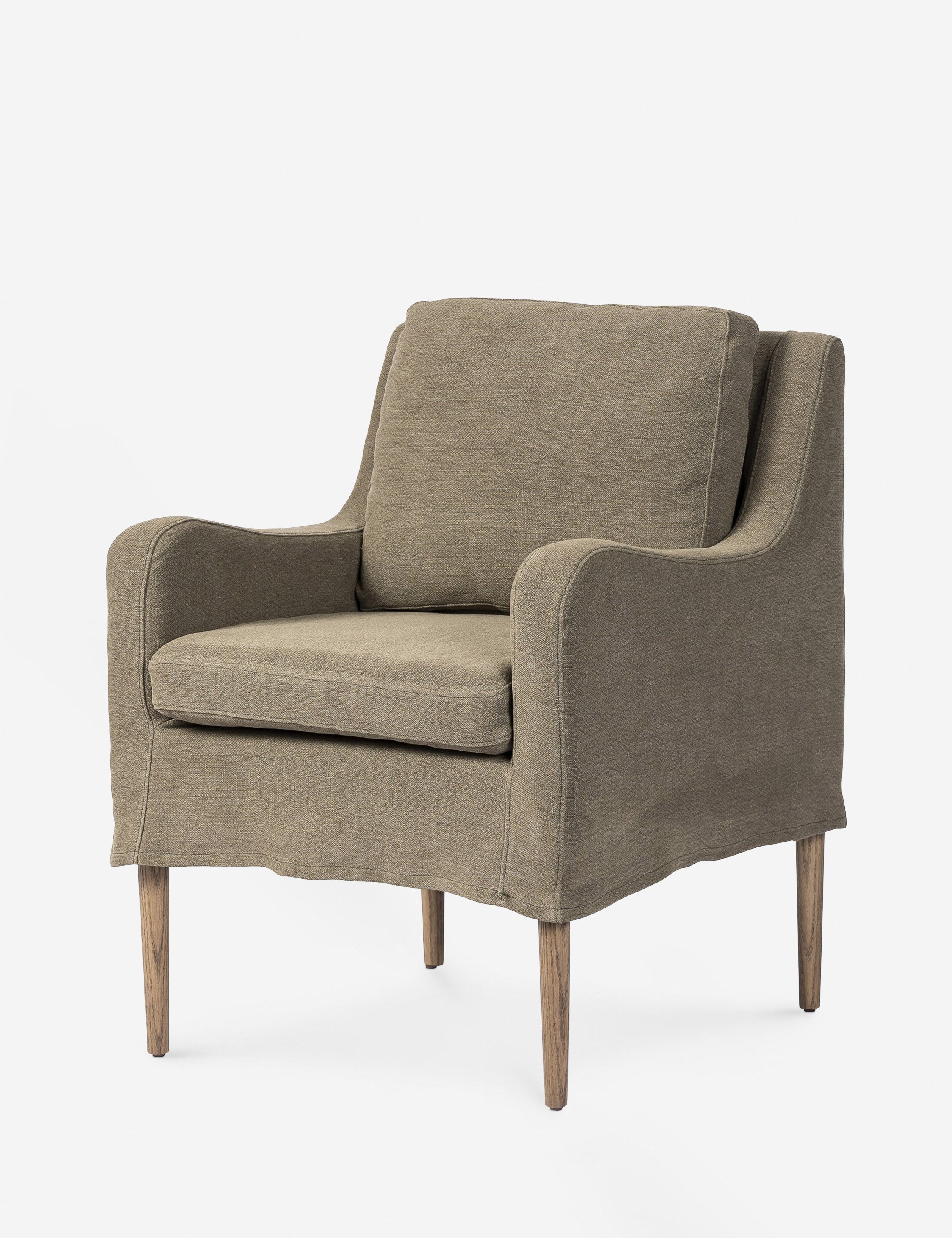 Aurelia Dining Chair by Amber Lewis x Four Hands - Modern Upholstered Dining Room Chair for Home & Restaurant Use