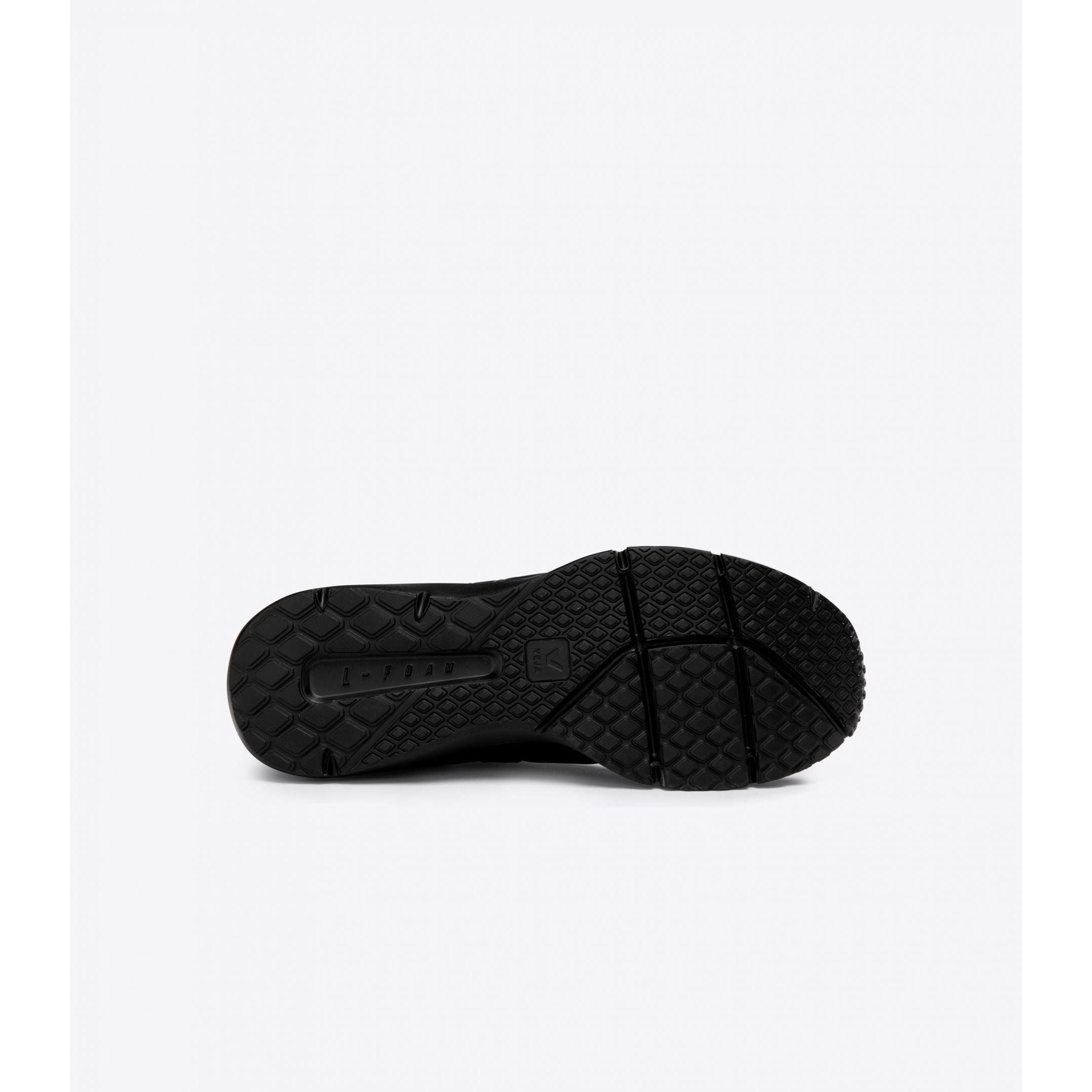 Veja Men's Condor 2 Alveomesh Sneakers - Full Black Vegan Leather Shoes for Casual Wear & Sustainable Fashion