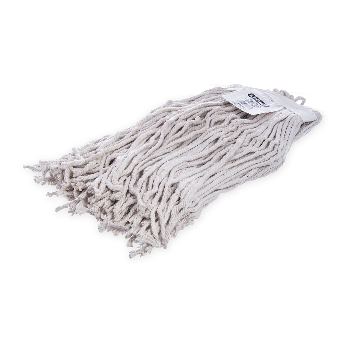 Carlisle 369820B Flo Pac Medium Cotton Mop Head #20, Natural - Heavy Duty Cleaning for Floors, Kitchens & Commercial Use