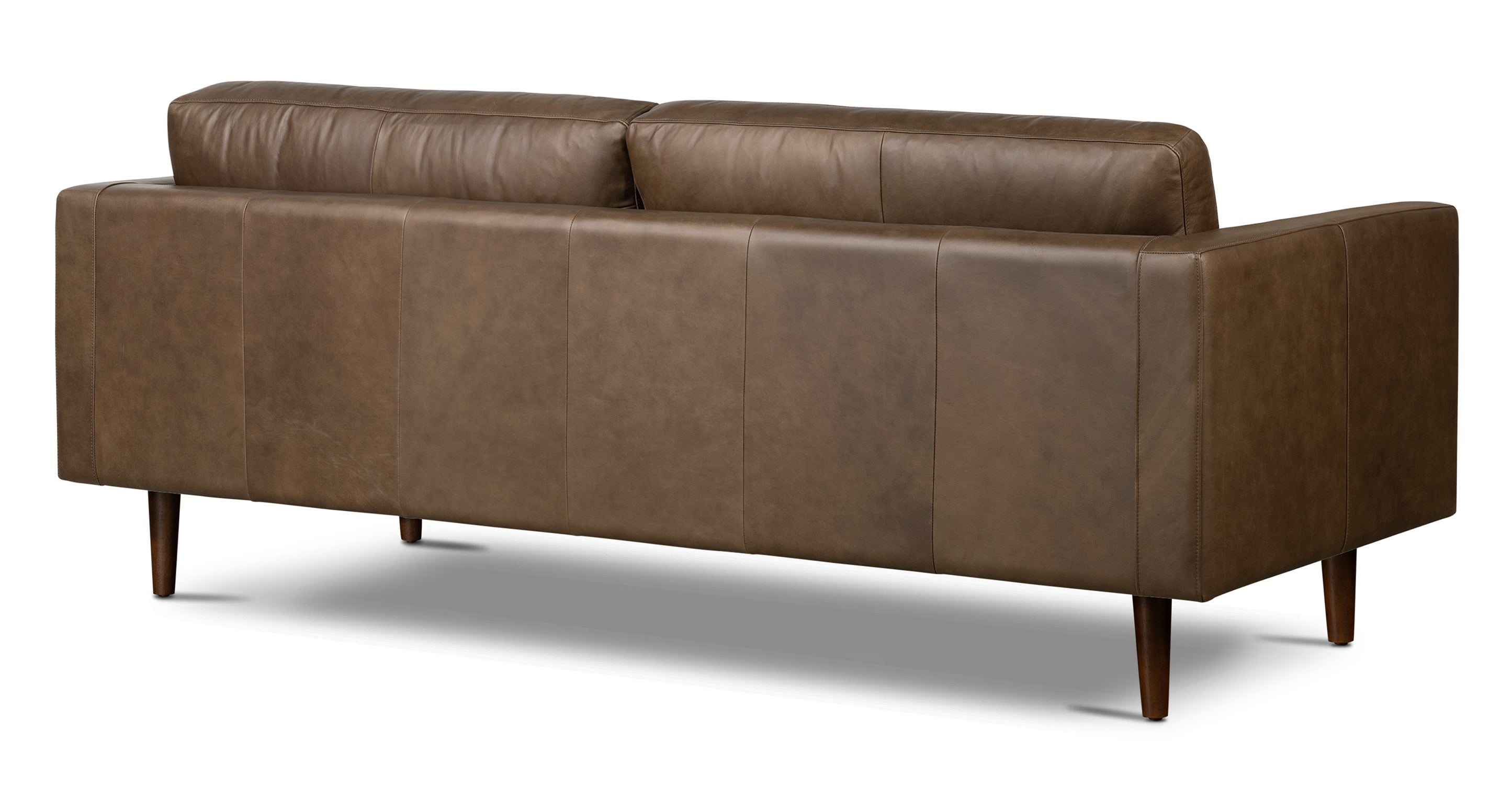 Premium Napa Leather Sofa - Modern Luxury Living Room Furniture for Home & Office - Perfect for Relaxing, Entertaining & Stylish Decor